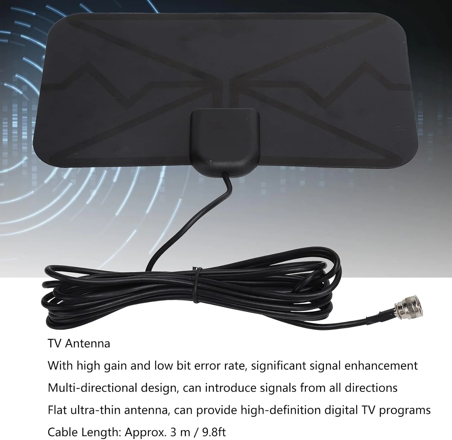 آنتن با بهره بالا، آنتن تلویزیون با طراحی چند جهته پایدار، قابل اعتماد و مناسب برای ارتباطات رادیویی، مناسب برای خانه و دفتر