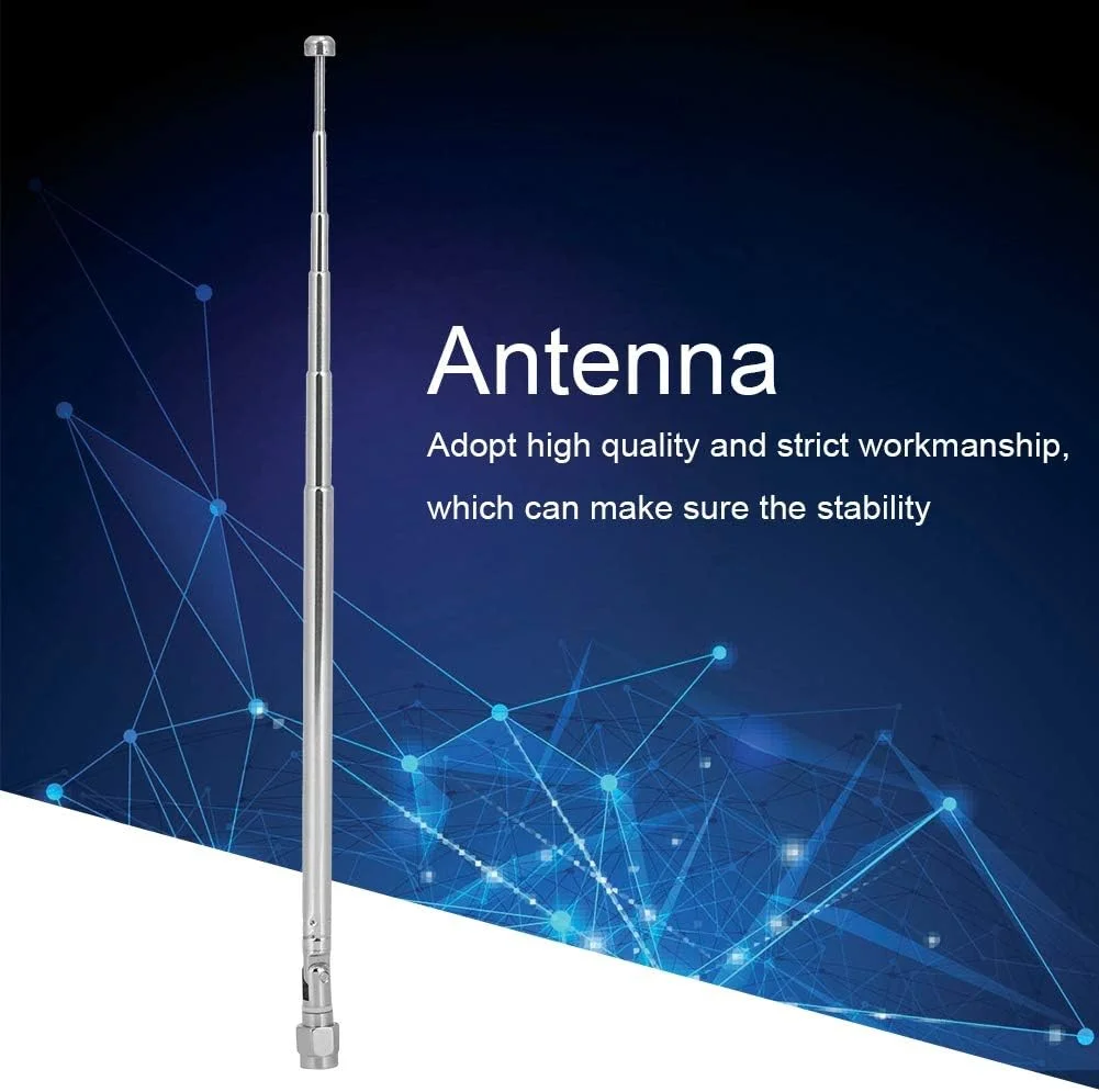 آنتن تلسکوپی GPPX، آنتن کانکتور SMA نر 40MHz-6G، بادوام و با عمر طولانی، برای ارتباطات رادیویی LimeSDR