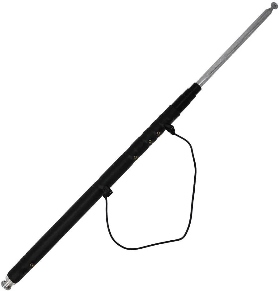 آنتن تلسکوپی قابل حمل GRA-1899T Muti-Band HF VHF (80m-6m) 3.5MHz 7MHz 10MHz 14MHz 18MHz 21MHz 24MHz 28MHz 50MHz بهترین آنتن عمودی موبایل برای YAESU FT-817 FT-817ND FT-818 FT-857D یا KX3، BNC