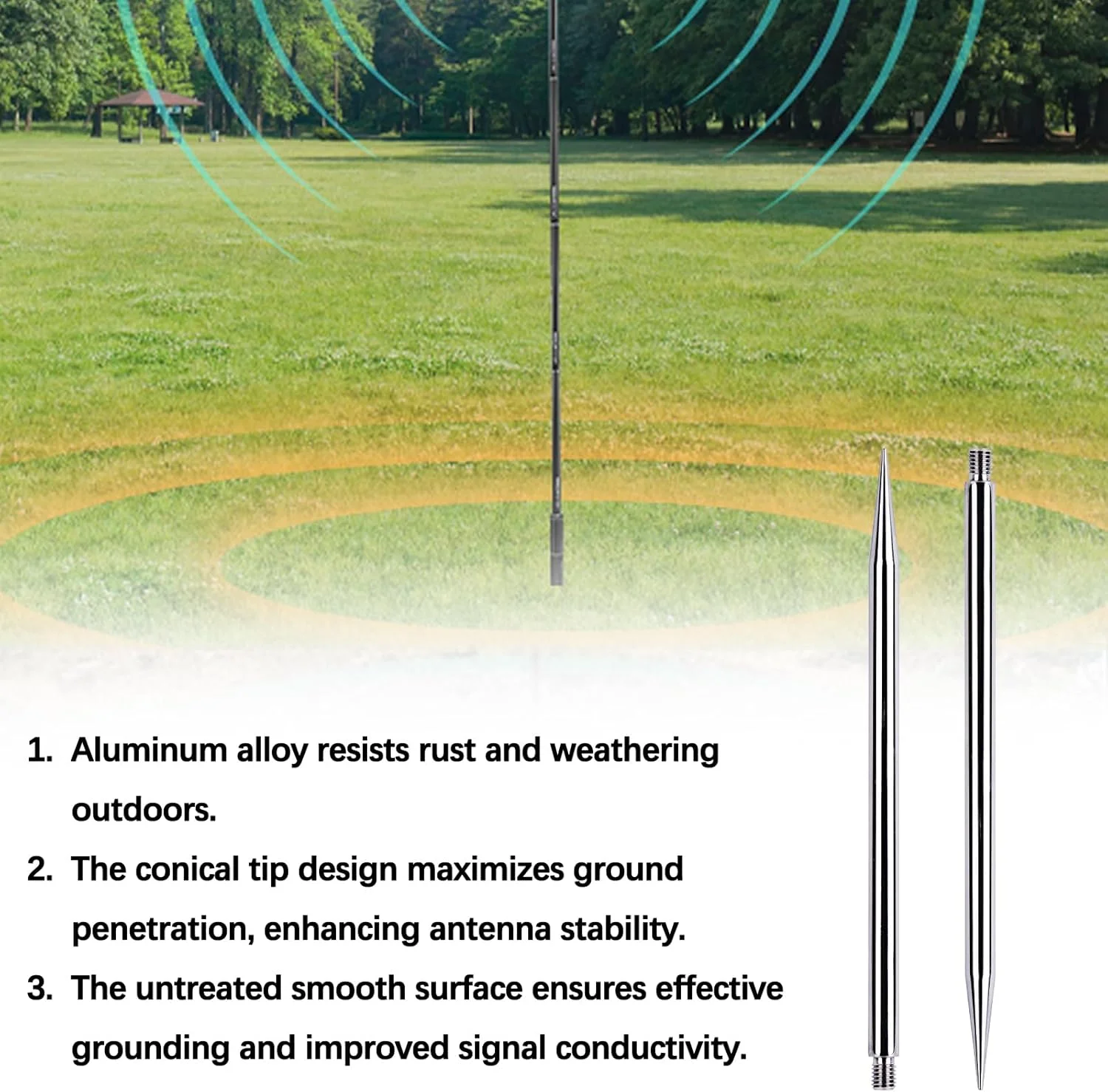 لنگر زمینی برای آنتن عمودی HF مدل JPC-12 و JPC-7