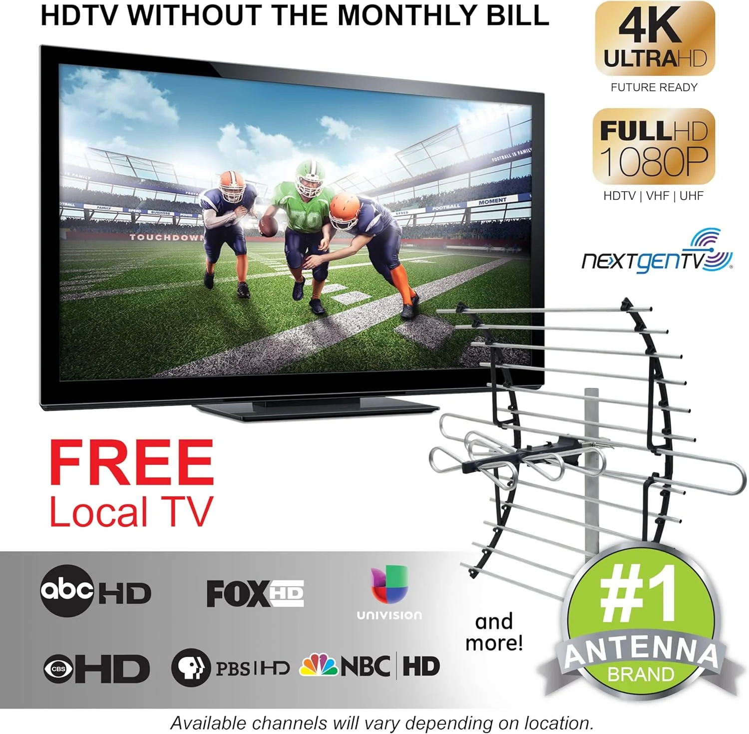 آنتن تلویزیون دیجیتال HD مدل GE Attic Mount، آنتن تلویزیون هوشمند دوربرد، طراحی جمع و جور پنهان، پشتیبانی از 4K 1080P HD Smart TV VHF UHF، شامل پایه برای اتاق زیر شیروانی یا فضای باز، مقاوم در برابر آب و هوا، 33692 آنتن تلویزیون دیجیتال HD مدل GE Attic Mount، آنتن تلویزیون هوشمند دوربرد، طراحی جمع و جور پنهان، پشتیبانی از 4K 1080P HD Smart TV VHF UHF، شامل پایه برای اتاق زیر شیروانی یا فضای باز، مقاوم در برابر آب و هوا، 33692