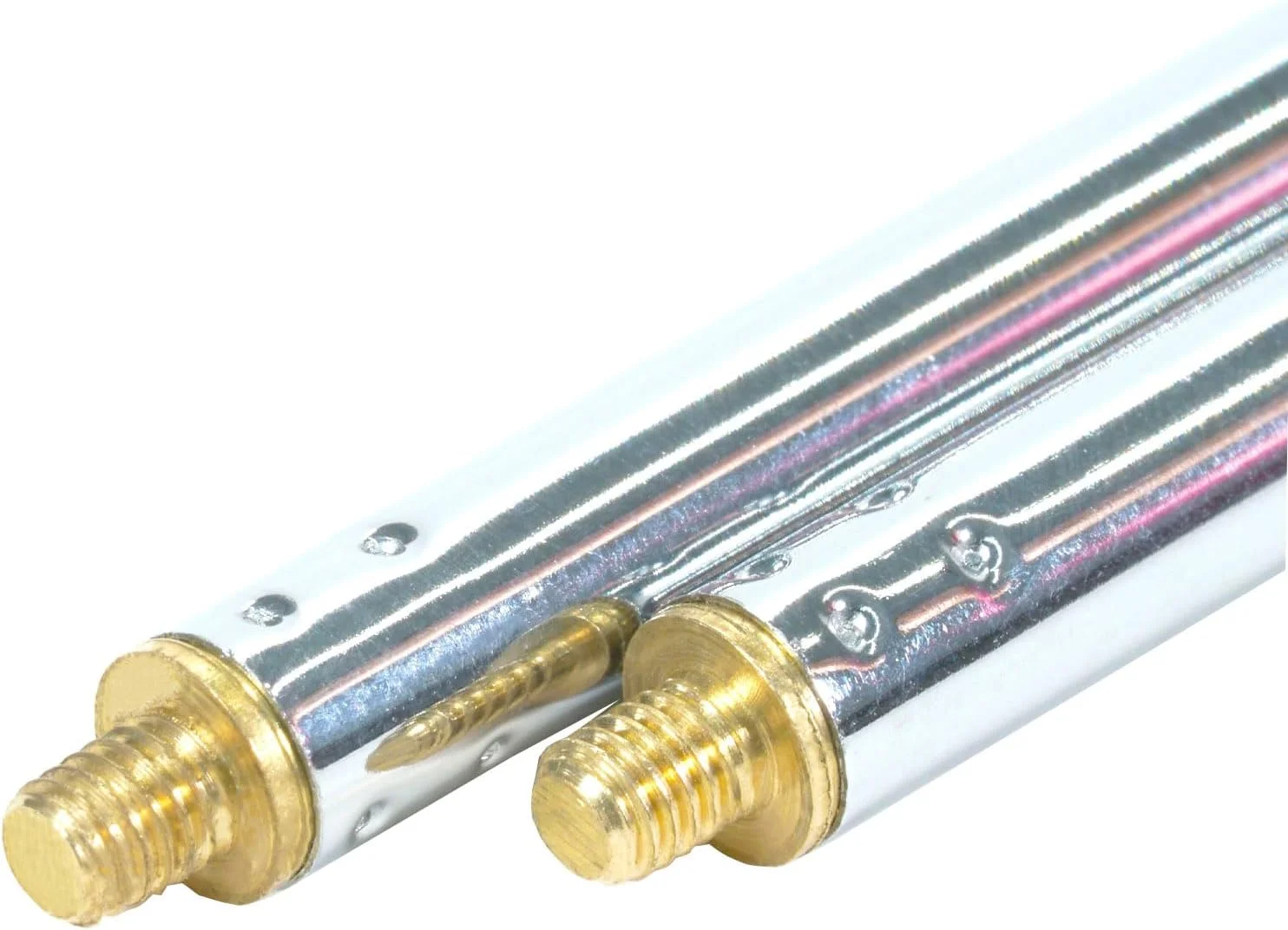 آنتن تلسکوپی 5 قسمتی Fohevers، 2 عددی، اتصال دهنده رزوه خارجی برای رادیو AM/FM، گیرنده استریو HD DAB سینمای خانگی