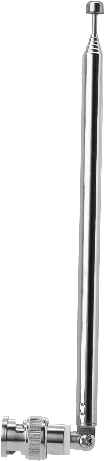 آنتن تلسکوپی 7 قسمتی Fohevers، 2 عددی، با کانکتور BNC نر برای رادیو AM/FM، گیرنده استریو HD DAB و سینمای خانگی آنتن تلسکوپی 7 قسمتی Fohevers، 2 عددی، با کانکتور BNC نر برای رادیو AM/FM، گیرنده استریو HD DAB و سینمای خانگی