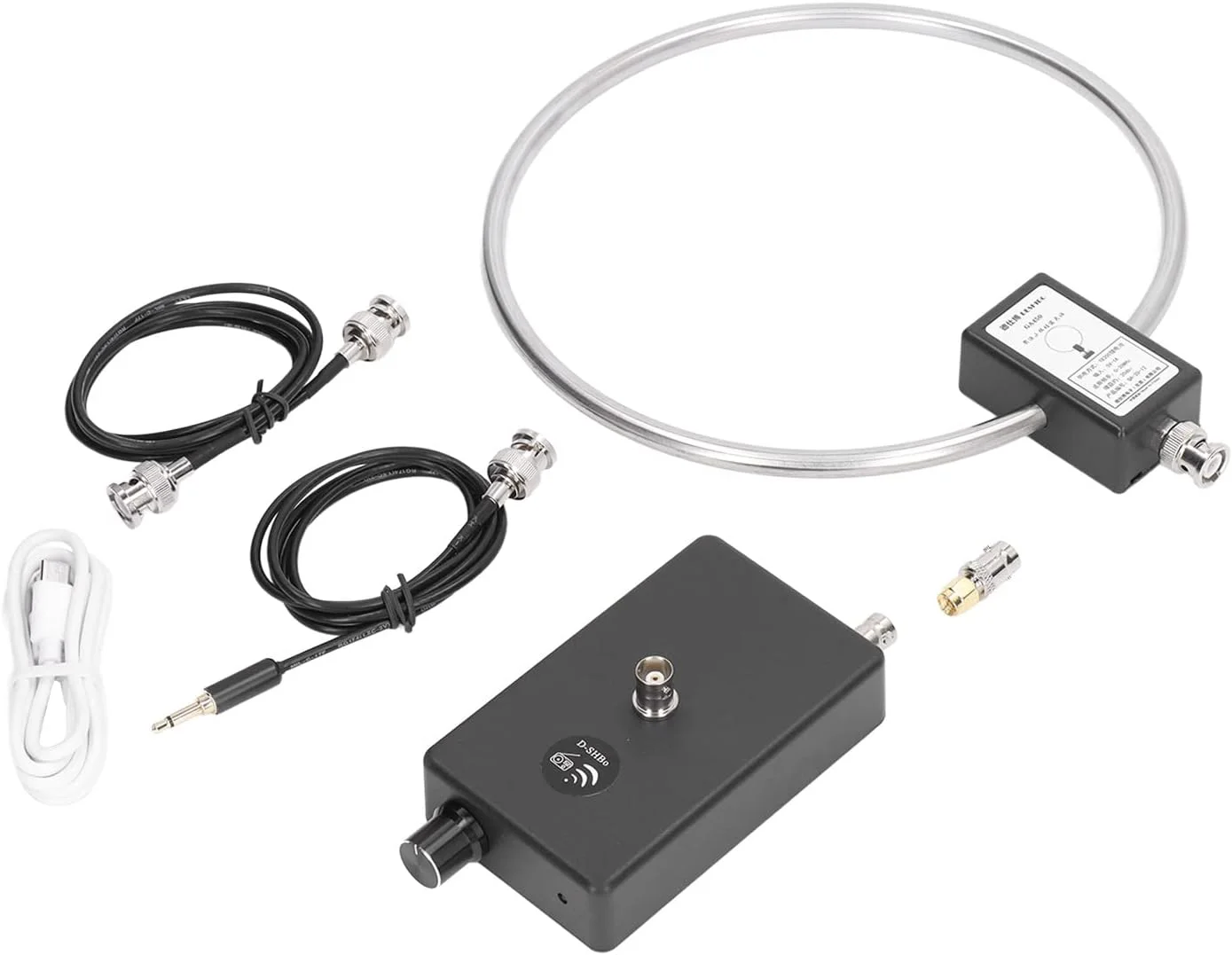 آنتن رادیویی موج کوتاه Fafeicy، آنتن حلقه ای استیل ضد زنگ برای دریافت رادیو در محیط داخلی، 3 مگاهرتز تا 30 مگاهرتز