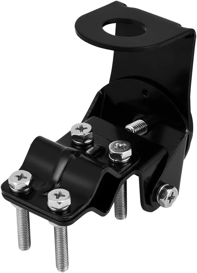 پایه آنتن موبایل قابل تنظیم 360 درجه Estink، استیل ضد زنگ، مشکی، 170 گرم، نصب آسان، شامل 1 پایه (آنتن شامل نمی شود)، برای فرستنده و گیرنده رادیویی دو طرفه خودرو