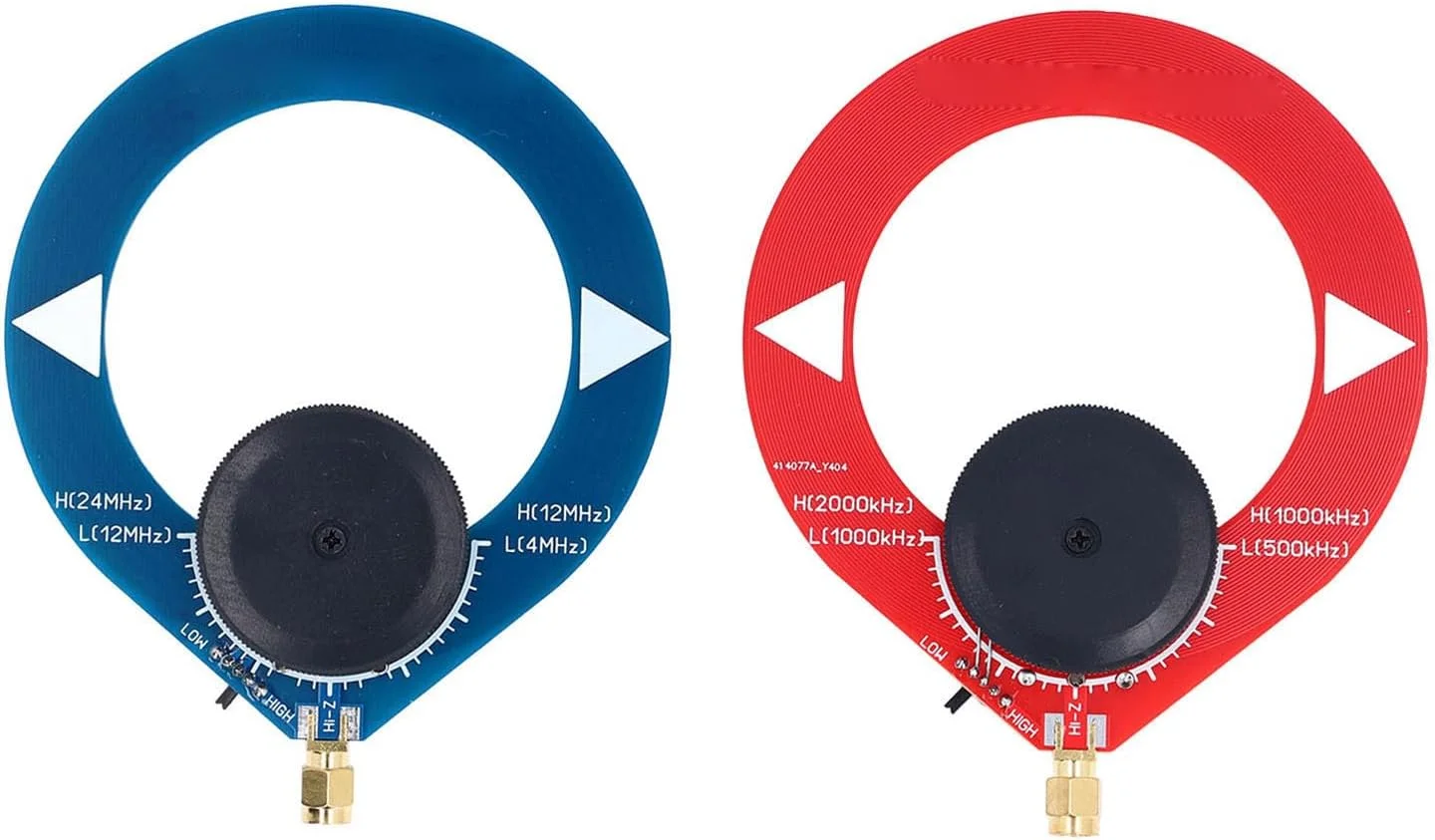مجموعه آنتن حلقه ای کوچک Fafeicy شامل 2 عدد، آنتن حلقه ای مینی دونات AM، آنتن PCB موج کوتاه SW با فرکانس 4MHz تا 24MHz و AM با فرکانس 500kHz تا 2000kHz برای رادیوهای FM SW، گیرنده های سینمای خانگی