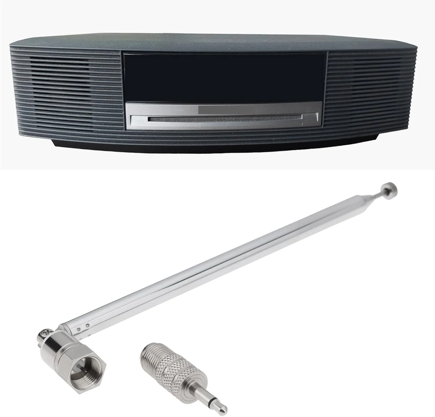 آنتن تلسکوپی رادیویی FM ام‌سی با بهره 3.5 dBi و 7 بخش، سازگار با سیستم صوتی B-ose Wave مدل I AWRCC1، II 2 AWRCC2