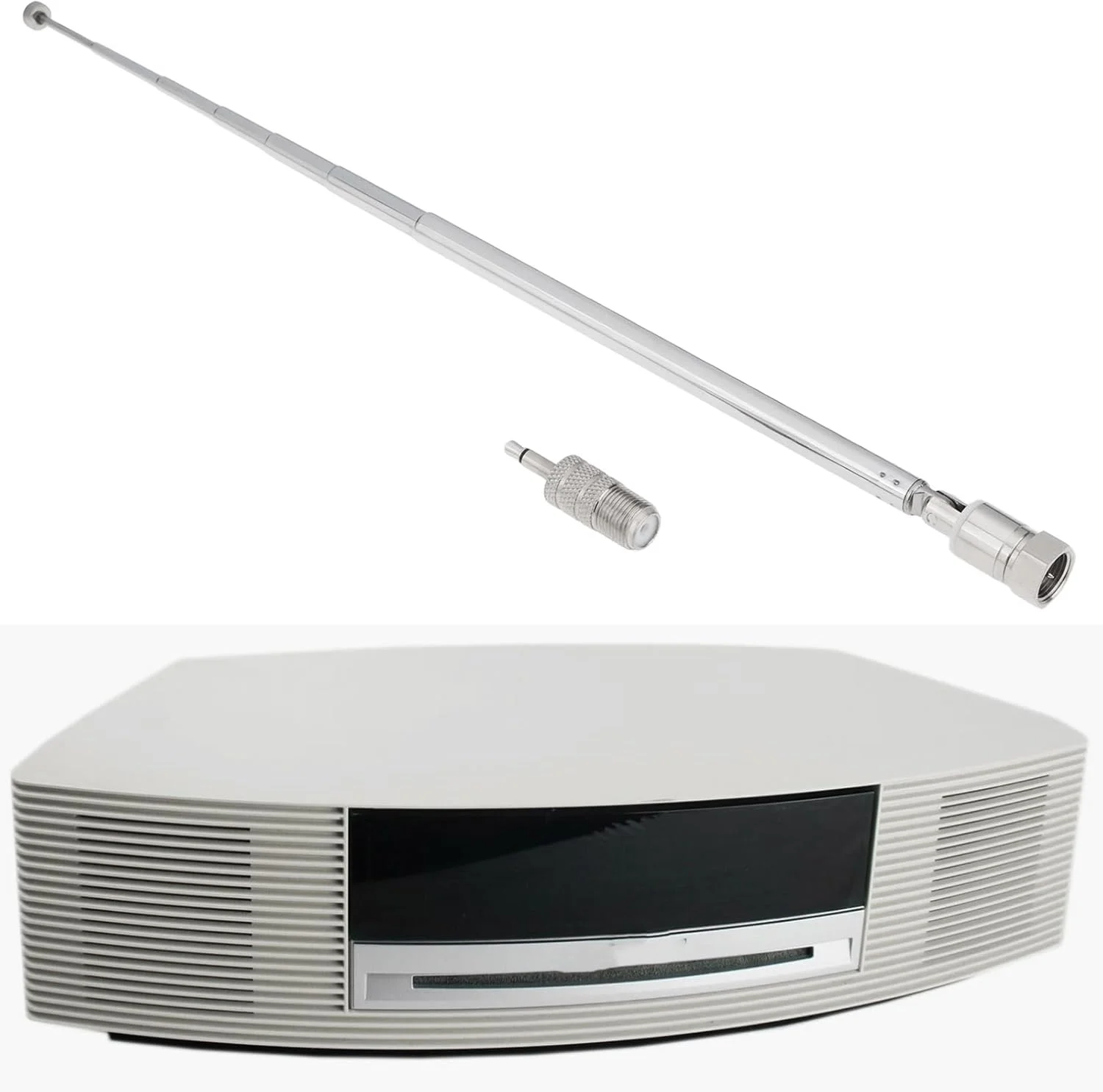 آنتن تلسکوپی رادیویی FM ام‌سی با بهره 3.5 dBi و 7 بخش، سازگار با سیستم صوتی B-ose Wave مدل I AWRCC1، II 2 AWRCC2