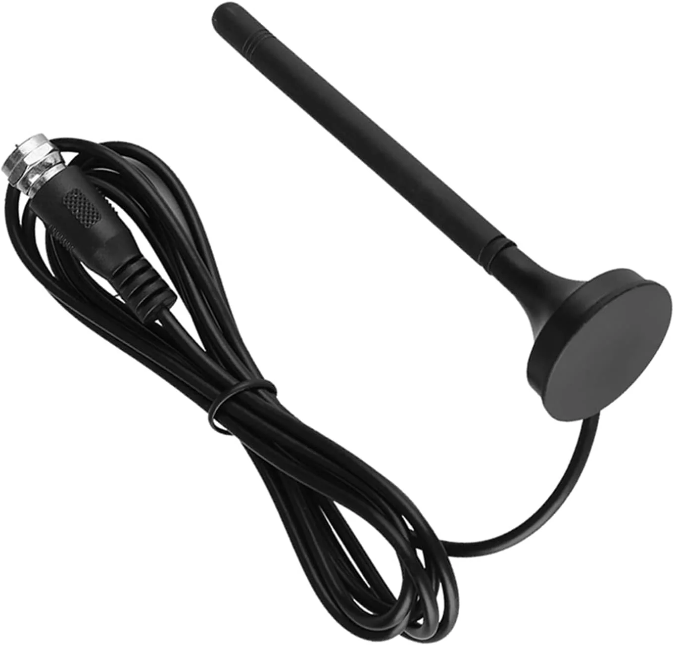 آنتن تلویزیون خودرو HDTV داخلی تمام فلزی دو بانده UHF/VHF ایکام 10DB، پایه مغناطیسی برای تلویزیون خانگی، اندازه آنتن: 11.8 * 3 سانتی متر