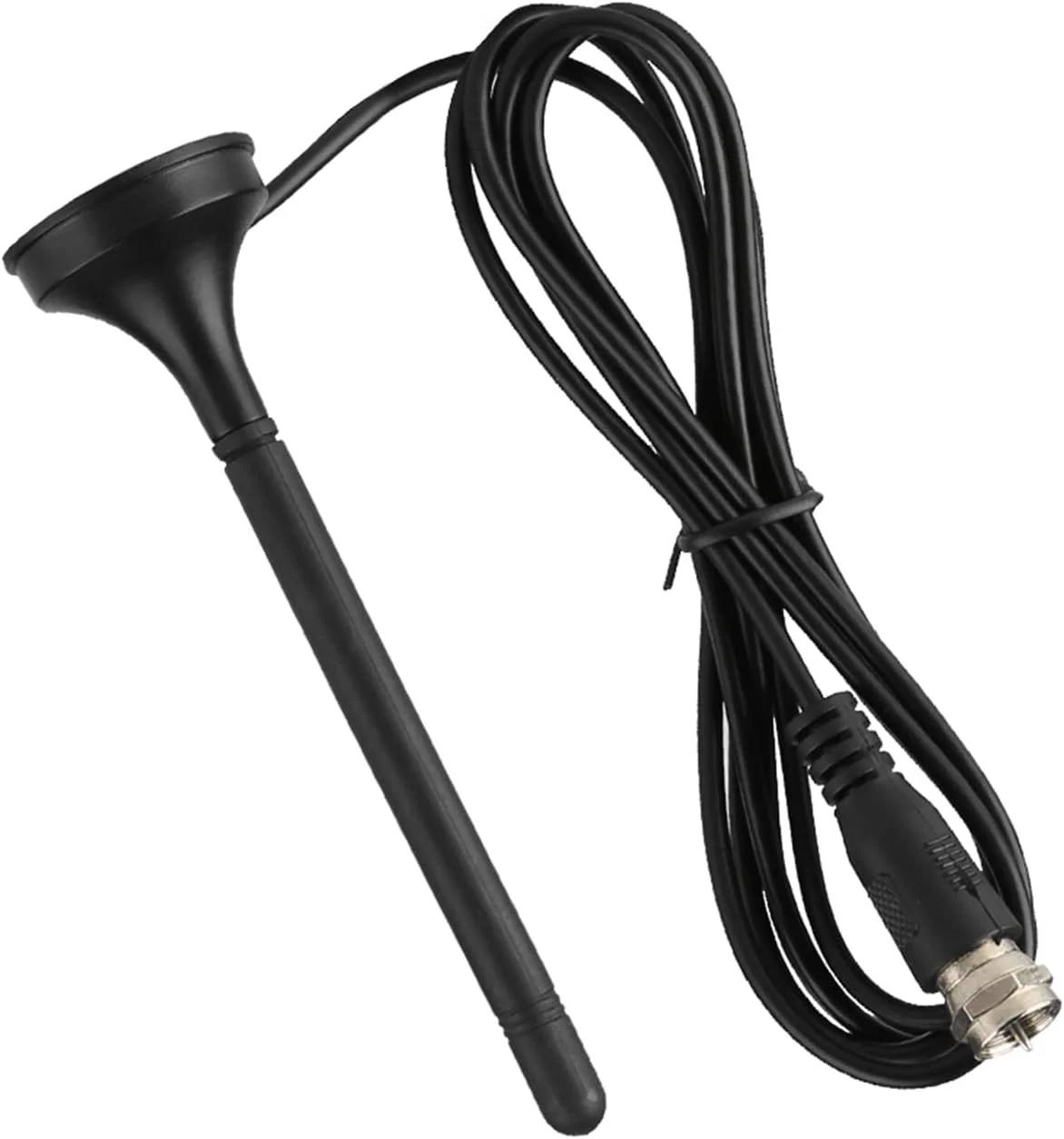 آنتن تلویزیون خودرو HDTV داخلی تمام فلزی دو بانده UHF/VHF ایکام 10DB، پایه مغناطیسی برای تلویزیون خانگی، اندازه آنتن: 11.8 * 3 سانتی متر