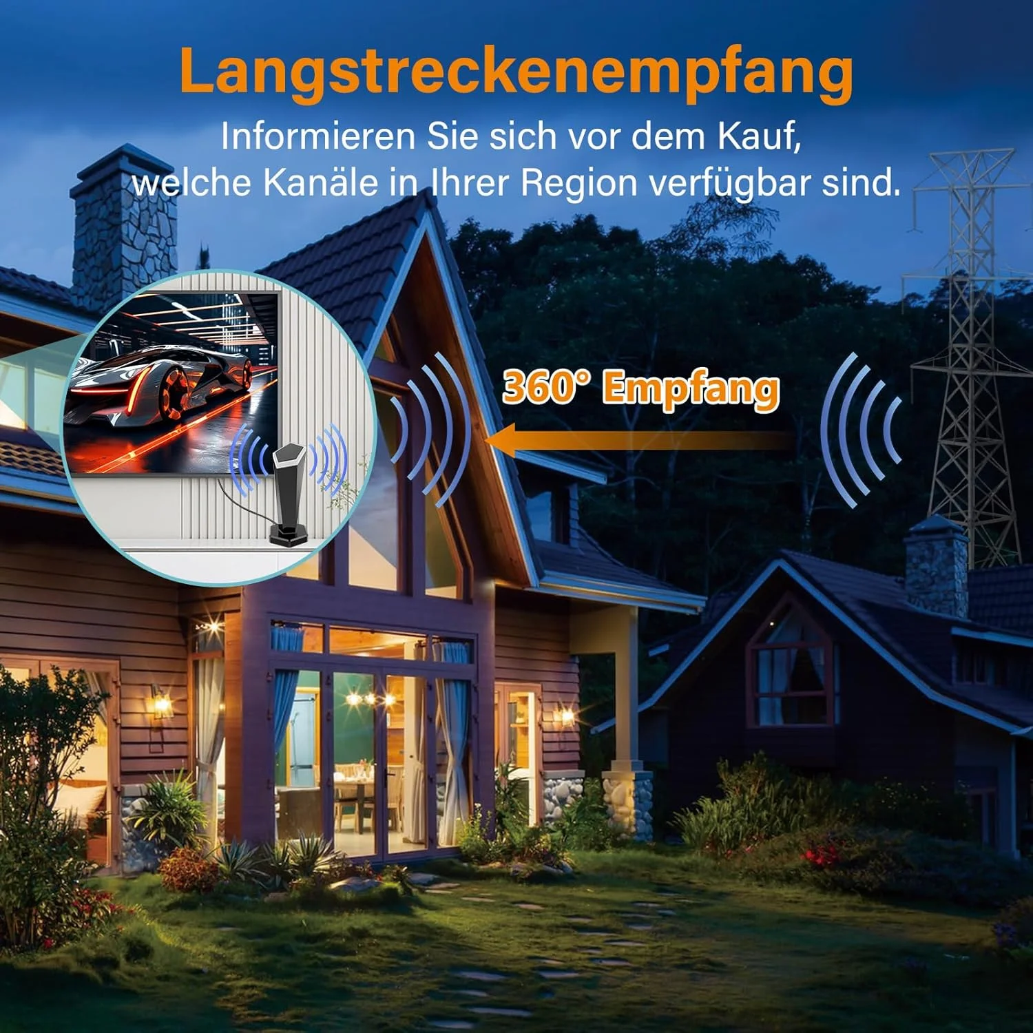 آنتن DVBT/DVBT2 با تقویت کننده - آنتن داخلی HDTV برای تلویزیون ها و پایه مغناطیسی، محدوده دریافت سیگنال 420 کیلومتر و دریافت 360 درجه، پشتیبانی از کانال های 4K/1080P HD و DAB/UHF/VHF آنتن DVBT/DVBT2 با تقویت کننده - آنتن داخلی HDTV برای تلویزیون ها و پایه مغناطیسی، محدوده دریافت سیگنال 420 کیلومتر و دریافت 360 درجه، پشتیبانی از کانال های 4K/1080P HD و DAB/UHF/VHF