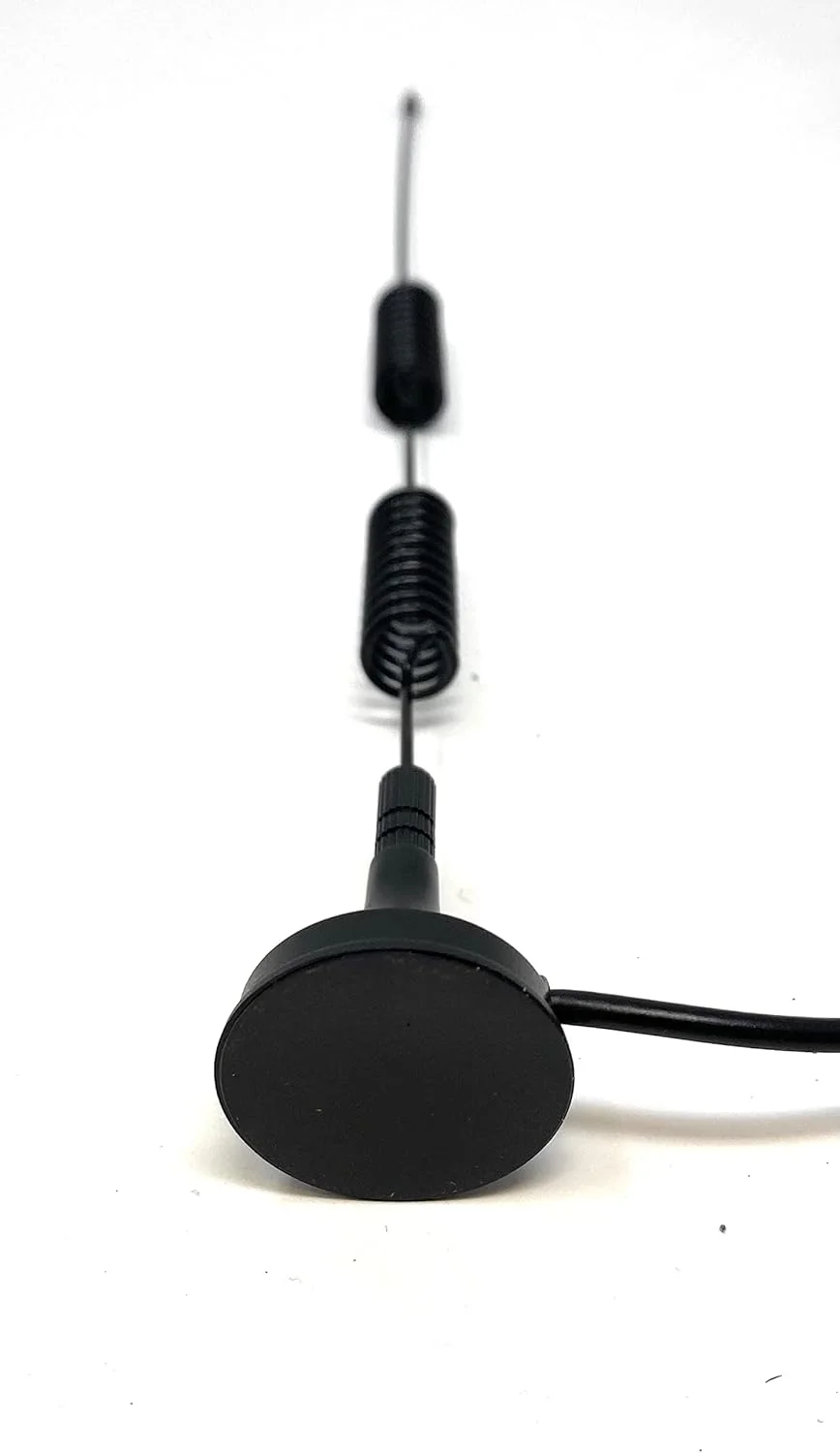 آنتن هوایی DAB FM با پایه مغناطیسی، کواکسیال نوع F + جک 3.5 میلی متری، فیش فونو/RCA TV PAL IEC مناسب برای Denon Onkyo Yamaha Marantz Sherwood