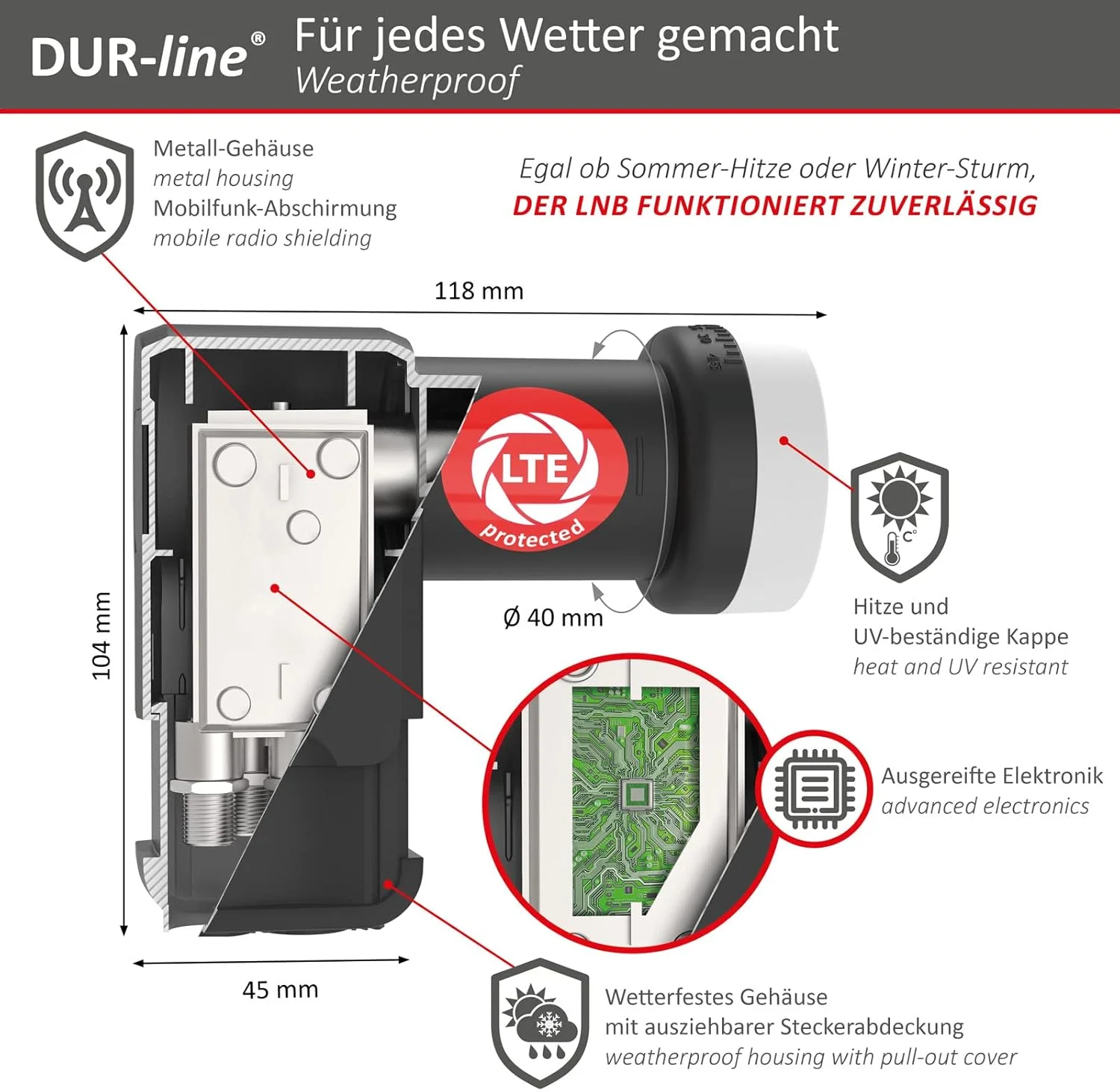 آنتن تلویزیون داخلی دیجیتال تقویت شده DUR-line [مدل 2021] – تقویت کننده سیگنال قدرتمند با برد 270+ مایل، پشتیبانی از تلویزیون های 4K Full HD هوشمند و قدیمی به همراه کابل کواکسیال 9.8 فوت، تلویزیون منحصر به فرد