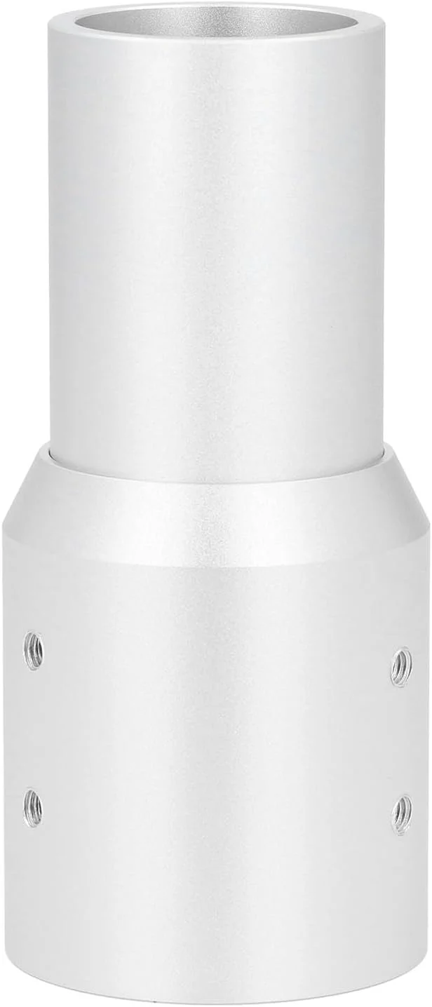 آداپتور لوله Tnfeeon V2، کاهنده دکل آلیاژ آلومینیوم برای دکل های ماهواره تلویزیون، نصب آسان، سازگار با آنتن های فضای باز و میله های پرچم