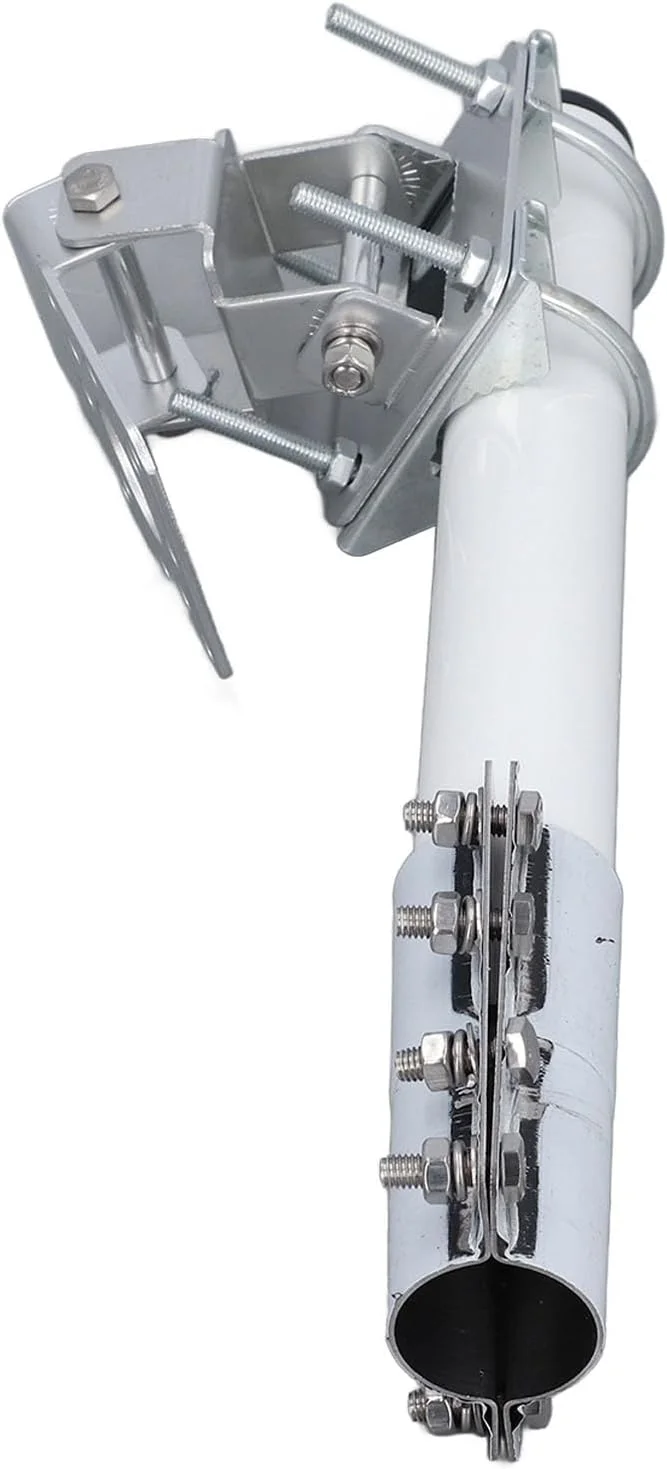 کیت نصب آنتن تلویزیون بشقابی مستطیلی استیل ضد زنگ Domary V2، براکت نصب دیواری کوتاه مناسب برای میله سقفی