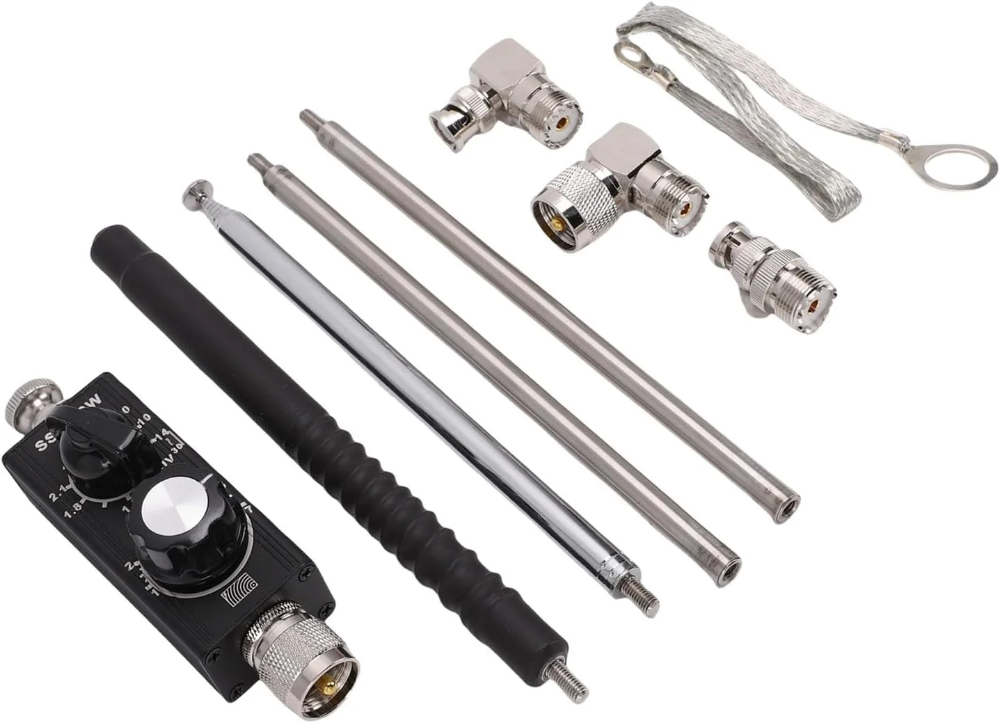 آنتن QRP فاباتر مینی 30W آلیاژ آلومینیوم فولادی برای ارتباطات چند باندی قابل حمل و آسان برای استفاده در فعالیت های داخلی و خارجی