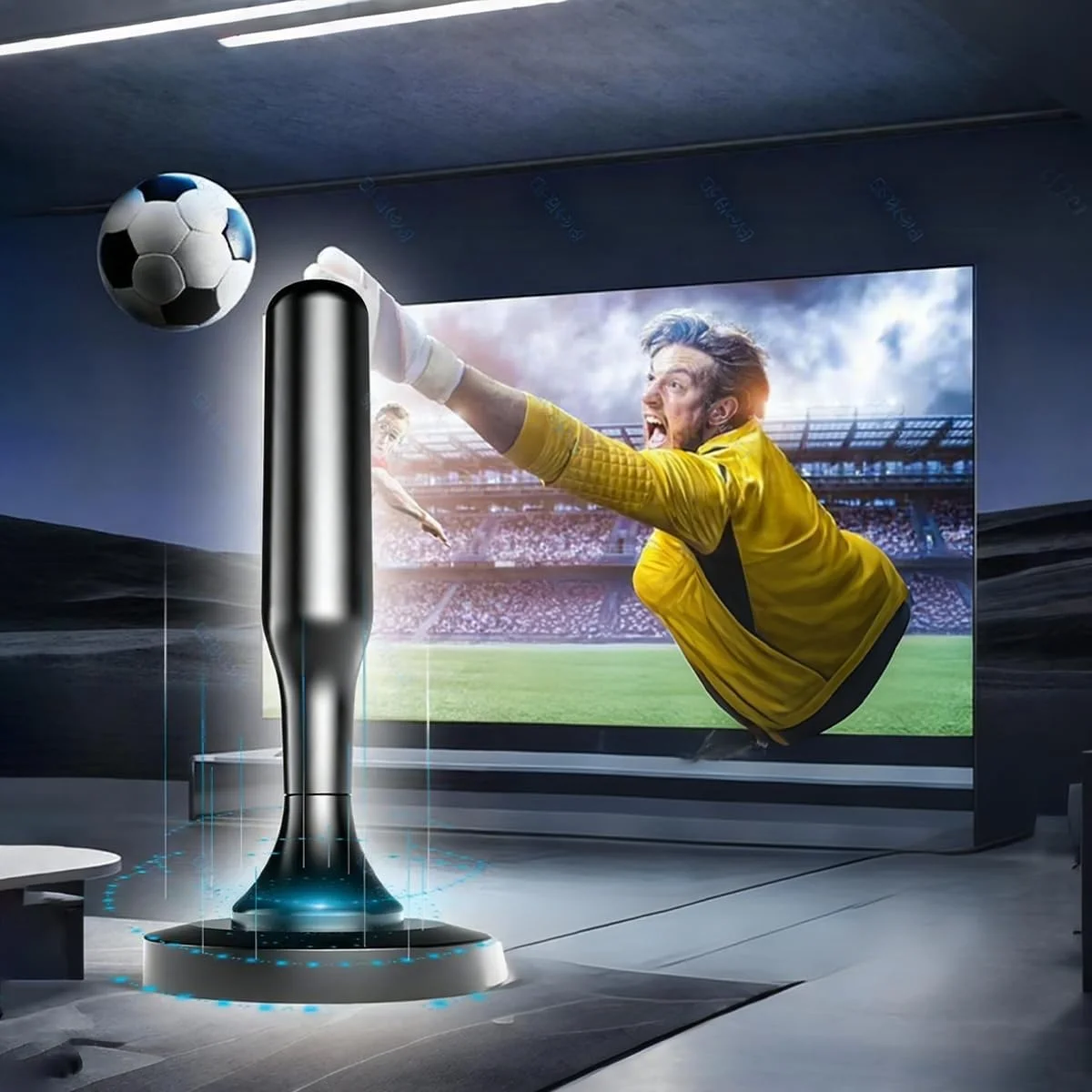 آنتن تلویزیون برای تلویزیون هوشمند داخلی، آنتن های HD دیجیتال داخلی با پایه مغناطیسی قوی، دریافت برد بلند برای کانال های محلی 4K 1080P، کابل های 10 فوتی، مشکی