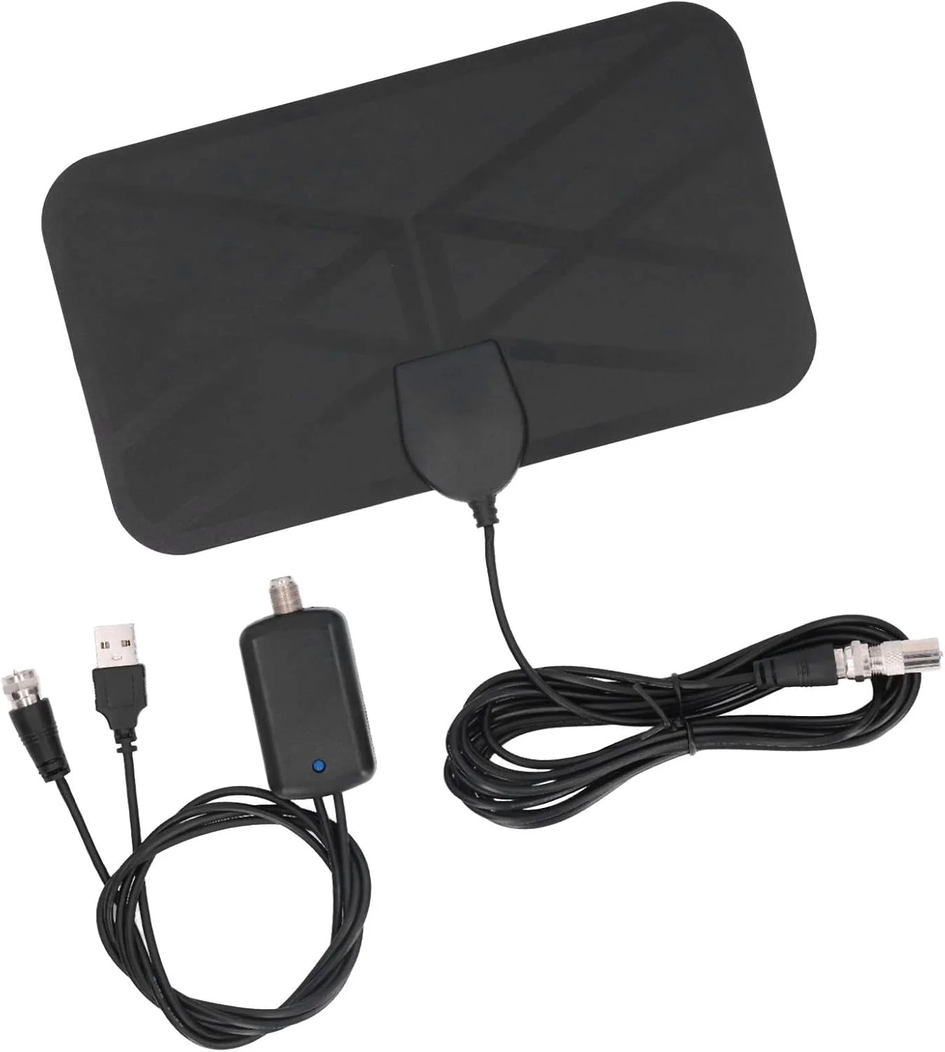 آنتن تلویزیون دیجیتال Domary داخلی زمینی HD 4K 1080P آنتن 25DBI با بهره بالا مدل KJ036 با نصب چسبی برای خانه و محل کار