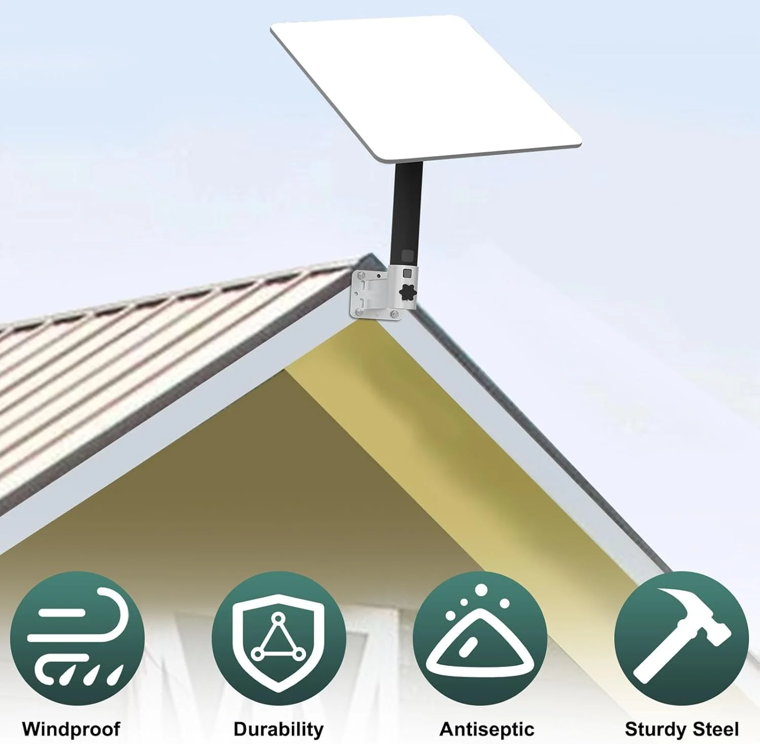 DEWIN کیت نصب آنتن برای V2 آلیاژ آلومینیوم جمع و جور کوتاه پایه مرگ کوتاه با لوله های انبساط پیچ