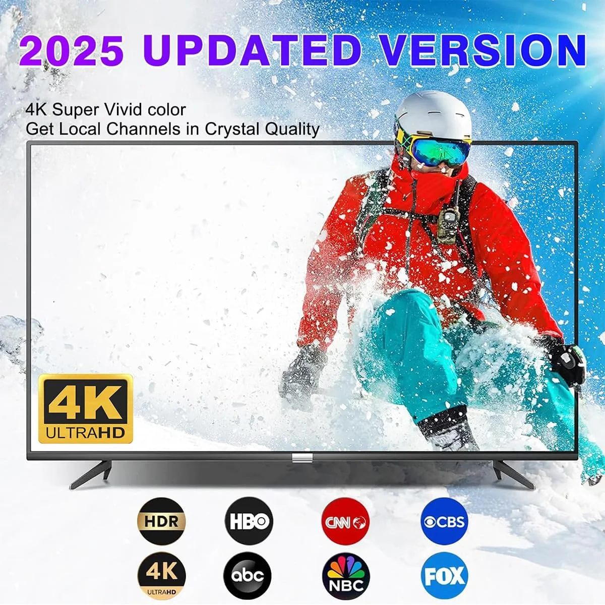 آنتن تلویزیون برای تلویزیون هوشمند داخلی، آنتن های HD دیجیتال داخلی با پایه مغناطیسی قوی، دریافت برد بلند برای کانال های محلی 4K 1080P، کابل های 10 فوتی، مشکی آنتن تلویزیون برای تلویزیون هوشمند داخلی، آنتن های HD دیجیتال داخلی با پایه مغناطیسی قوی، دریافت برد بلند برای کانال های محلی 4K 1080P، کابل های 10 فوتی، مشکی