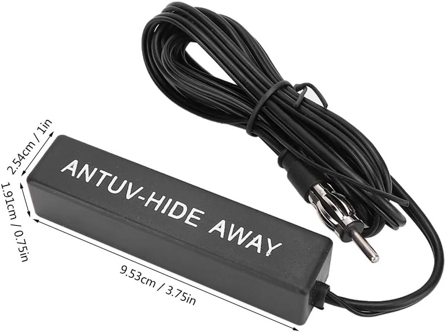 آنتن استریو الکترونیکی جهانی 12 ولت خودرو برای دریافت رادیو AM/FM، آنتن جایگزین مستقیم برای اکثر وسایل نقلیه و موتورخانه ها