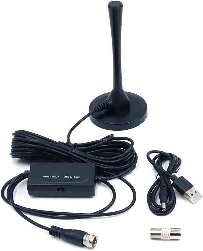 آنتن تلویزیون داخلی دیجیتال HD 1080P DollaTek با تقویت کننده VHF/UHF