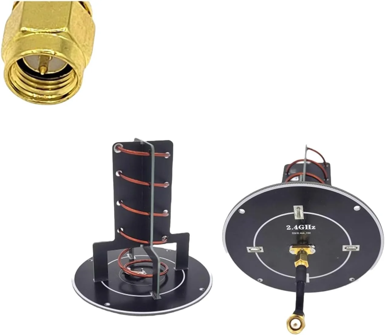 آنتن جهت دار 2.4 گیگاهرتز آنتن سیم پیچی آنتن نقشه برداری کنترل از راه دور برد توسعه یافته با بهره بالا 2400 مگاهرتز آنتن جهت دار 2.4 گیگاهرتز آنتن سیم پیچی آنتن نقشه برداری کنترل از راه دور برد توسعه یافته با بهره بالا 2400 مگاهرتز