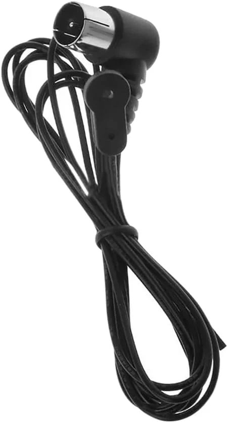 آنتن FM DollaTek مدل 2PCS برای HiFi NTSC 75 اهم رادیو FM با کابل افزایش طول 1.5 متری برای Yamaha Onkyo و غیره، آنتن رادیو گیرنده استریو خانگی رومیزی