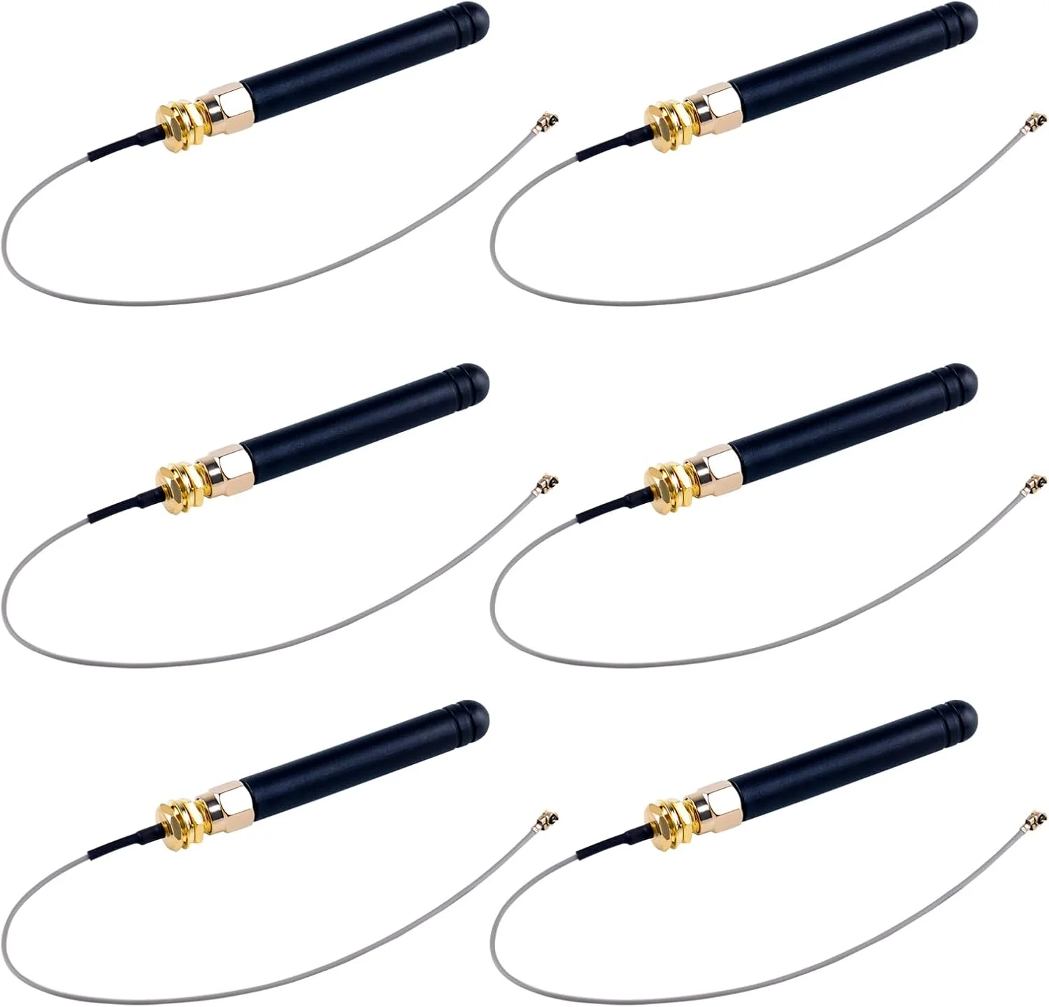 آنتن 6 عددی 915MHz Lora با کابل U.FL IPEX به SMA مادگی، آنتن 2DBI Gain برای برد Lora، ماژول Wifi Lora32u4 II Lora32 IoT آنتن 6 عددی 915MHz Lora با کابل U.FL IPEX به SMA مادگی، آنتن 2DBI Gain برای برد Lora، ماژول Wifi Lora32u4 II Lora32 IoT