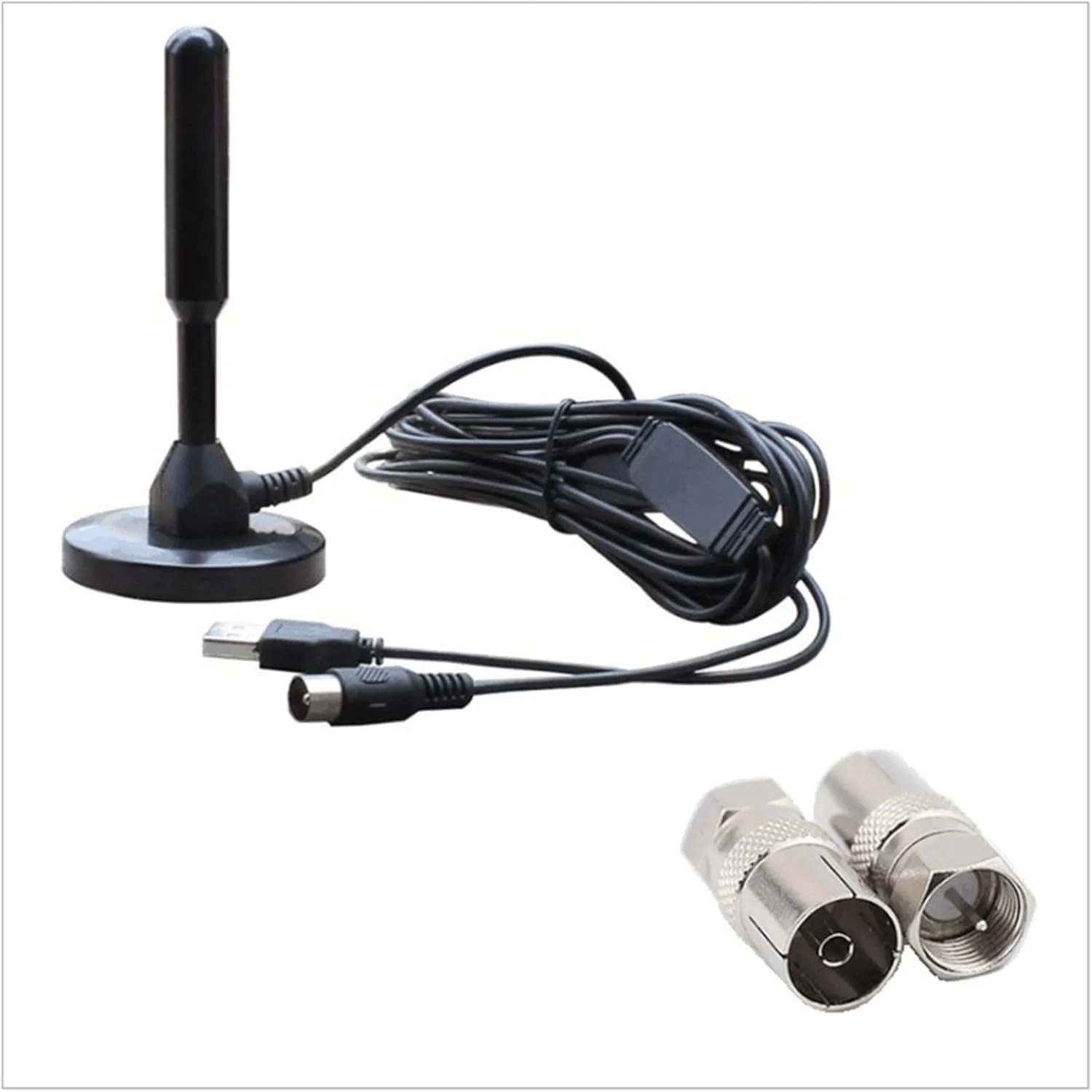 آنتن دیجیتال HDTV، آنتن تلویزیون تقویت شده سبک وزن با پایه مغناطیسی، سیگنال تقویت شده با برد بلند، آنتن تلویزیون دیجیتال برای منزل داخل و خارج از منزل