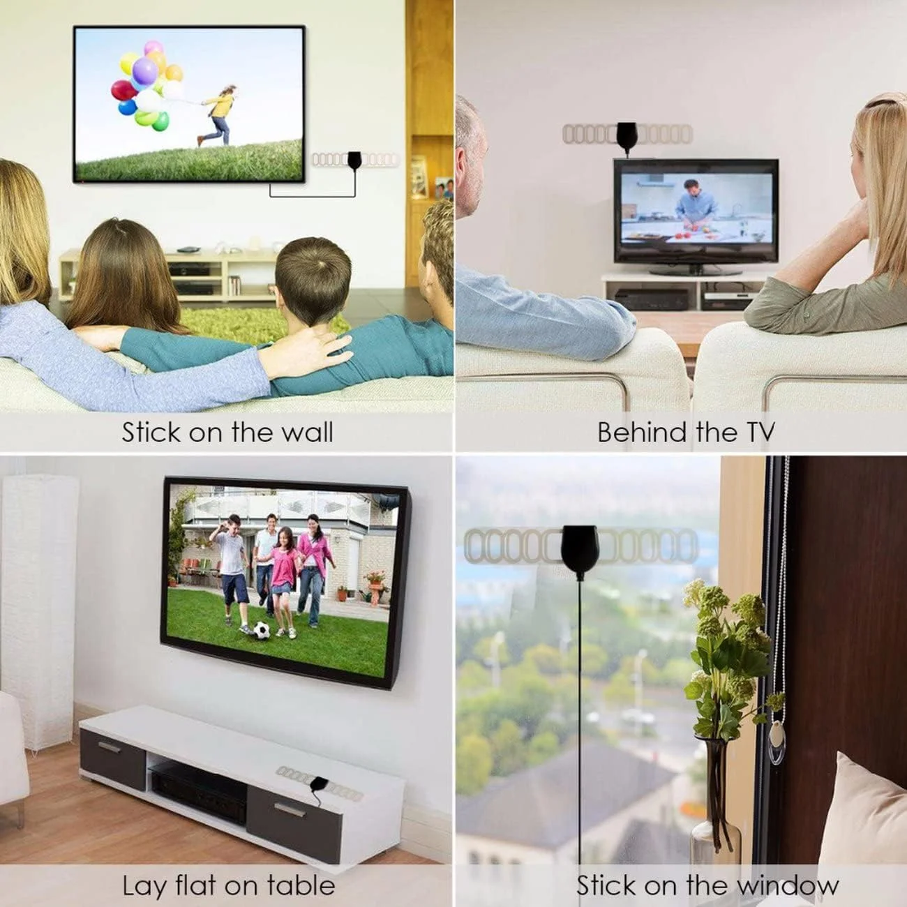 آنتن فعال تلویزیون دیجیتال با تقویت کننده RF داخلی 20DB، آنتن خودرو DVB-T، آنتن DVB-T2 با بهره 20DB