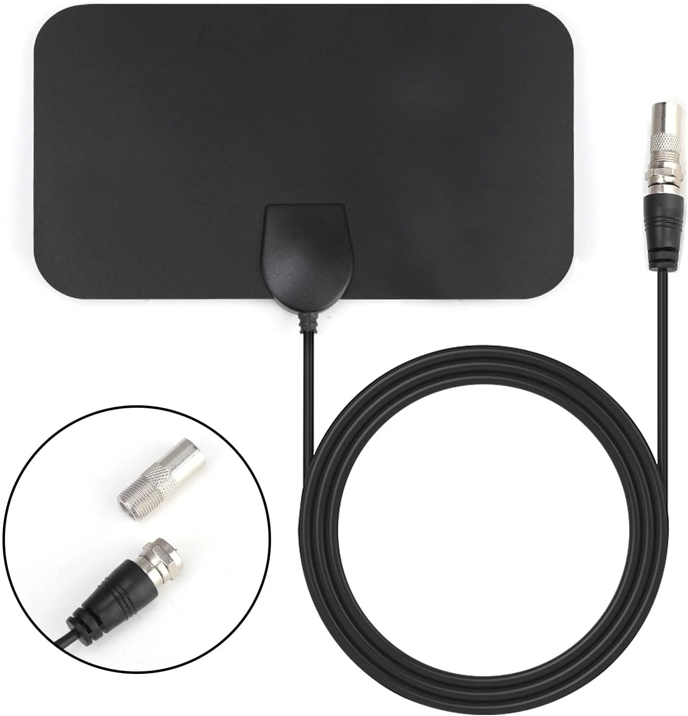 آنتن تلویزیون داخلی، آنتن تلویزیون دیجیتال 4K با کیفیت بالا، با برد بیش از 50 مایل و گیرندگی 360 درجه، تصویر و صدای واضح، کابل کواکسیال HDTV 3.6 متری، برای کانال های محلی و تلویزیون رایگان با تقویت کننده سیگنال آنتن تلویزیون داخلی، آنتن تلویزیون دیجیتال 4K با کیفیت بالا، با برد بیش از 50 مایل و گیرندگی 360 درجه، تصویر و صدای واضح، کابل کواکسیال HDTV 3.6 متری، برای کانال های محلی و تلویزیون رایگان با تقویت کننده سیگنال