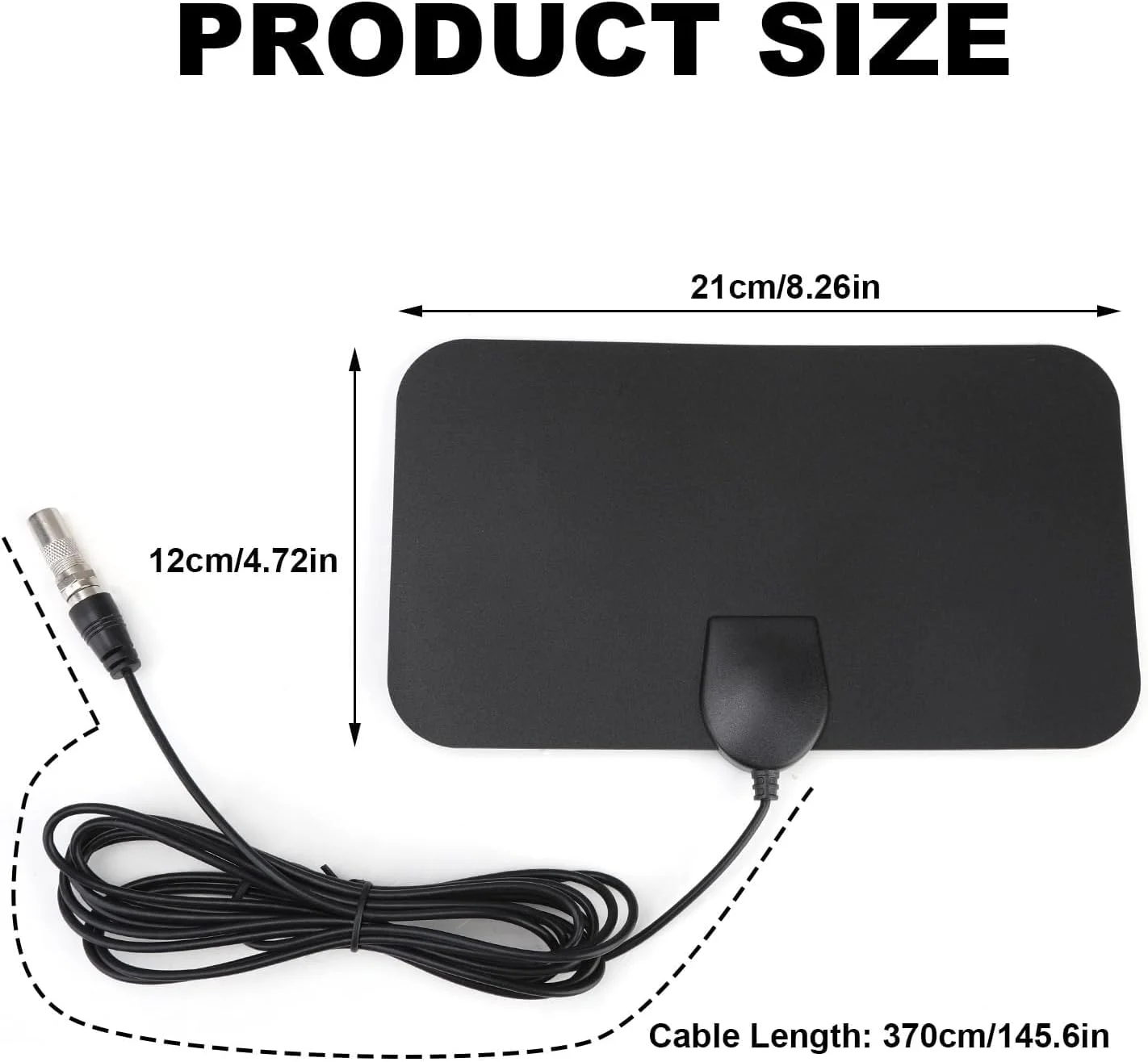 آنتن تلویزیون داخلی، آنتن تلویزیون دیجیتال 4K با کیفیت بالا، با برد بیش از 50 مایل و گیرندگی 360 درجه، تصویر و صدای واضح، کابل کواکسیال HDTV 3.6 متری، برای کانال های محلی و تلویزیون رایگان با تقویت کننده سیگنال آنتن تلویزیون داخلی، آنتن تلویزیون دیجیتال 4K با کیفیت بالا، با برد بیش از 50 مایل و گیرندگی 360 درجه، تصویر و صدای واضح، کابل کواکسیال HDTV 3.6 متری، برای کانال های محلی و تلویزیون رایگان با تقویت کننده سیگنال