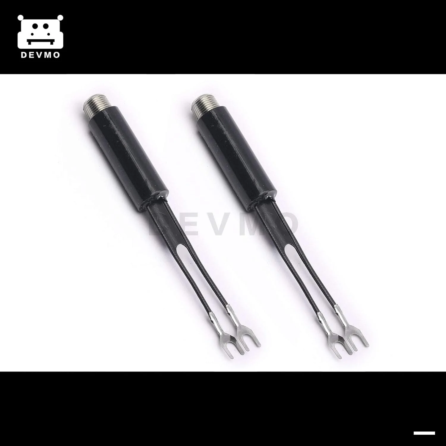 DEVMO 2PCS UHF VHF FM آداپتور کابل کواکسیال ترانسفورماتور تطبیق آنتن تلویزیون 75-300 اهم