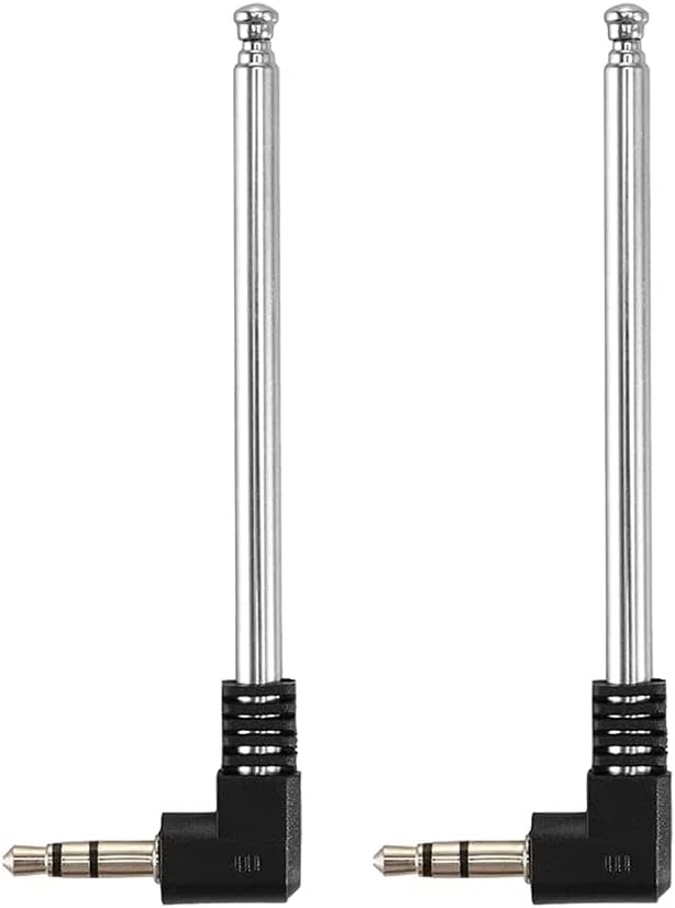 آنتن رادیویی FM تلسکوپی CORONIR (3.5 میلیمتر، 9.5 اینچ، بسته 2 عددی) آنتن رادیویی FM تلسکوپی CORONIR (3.5 میلیمتر، 9.5 اینچ، بسته 2 عددی)