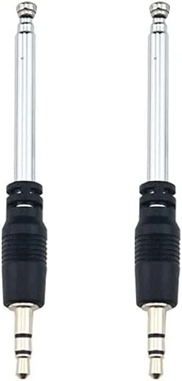 آنتن رادیویی FM 3.5 میلی متری CORONIR، آنتن تلسکوپی برای رادیو قابل حمل، گیرنده استریو داخلی، گیرنده صوتی و تصویری AV، سینمای خانگی، تلفن همراه - 2 عددی آنتن رادیویی FM 3.5 میلی متری CORONIR، آنتن تلسکوپی برای رادیو قابل حمل، گیرنده استریو داخلی، گیرنده صوتی و تصویری AV، سینمای خانگی، تلفن همراه - 2 عددی