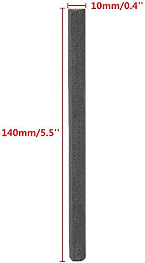 میله فریت استوانه ای 5 عددی CynKen، 10 میلی متر در 140 میلی متر، مناسب برای آنتن رادیویی و کریستال میله فریت استوانه ای 5 عددی CynKen، 10 میلی متر در 140 میلی متر، مناسب برای آنتن رادیویی و کریستال