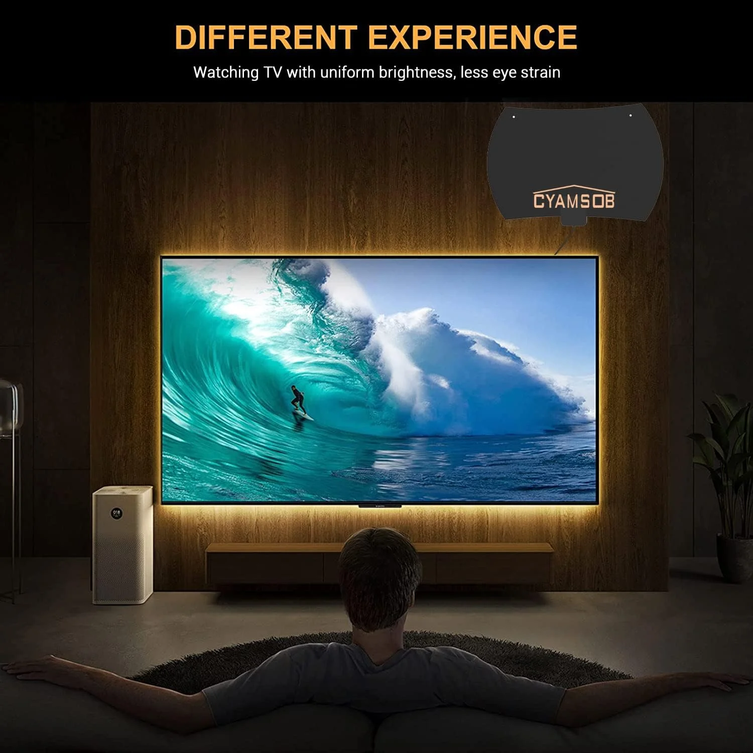 آنتن تلویزیون دیجیتال HD سایمسوب، برد بلند، پشتیبانی از تلویزیون های هوشمند 4K و 8K، فایر تی وی استیک و تمام تلویزیون های قدیمی - تقویت کننده سیگنال داخلی با بهره بالا و فیلتر نویز آنتن تلویزیون دیجیتال HD سایمسوب، برد بلند، پشتیبانی از تلویزیون های هوشمند 4K و 8K، فایر تی وی استیک و تمام تلویزیون های قدیمی - تقویت کننده سیگنال داخلی با بهره بالا و فیلتر نویز