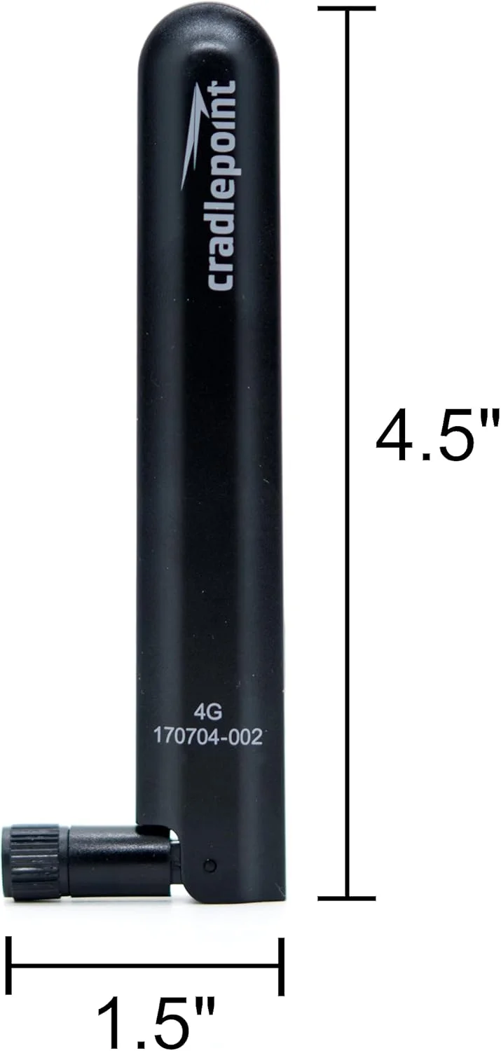 آنتن مینی مشکی CradlePoint مدل 170704-002 IBR900/600C، اتصال SMA آنتن مینی مشکی CradlePoint مدل 170704-002 IBR900/600C، اتصال SMA