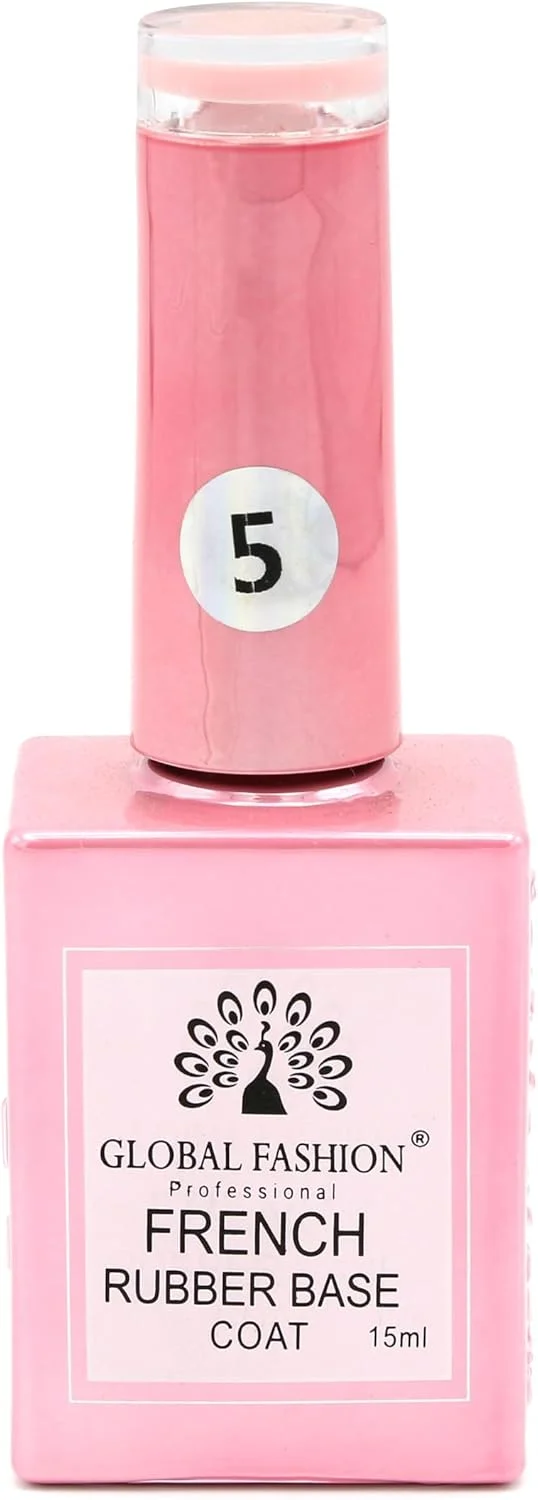 ژل بیس کت رابر حرفه ای فرنچ گِلوبال فشن: ماندگاری طولانی، بادوام و مقاوم در برابر لب پر شدن | (05) ژل بیس کت رابر حرفه ای فرنچ گِلوبال فشن: ماندگاری طولانی، بادوام و مقاوم در برابر لب پر شدن | (05)