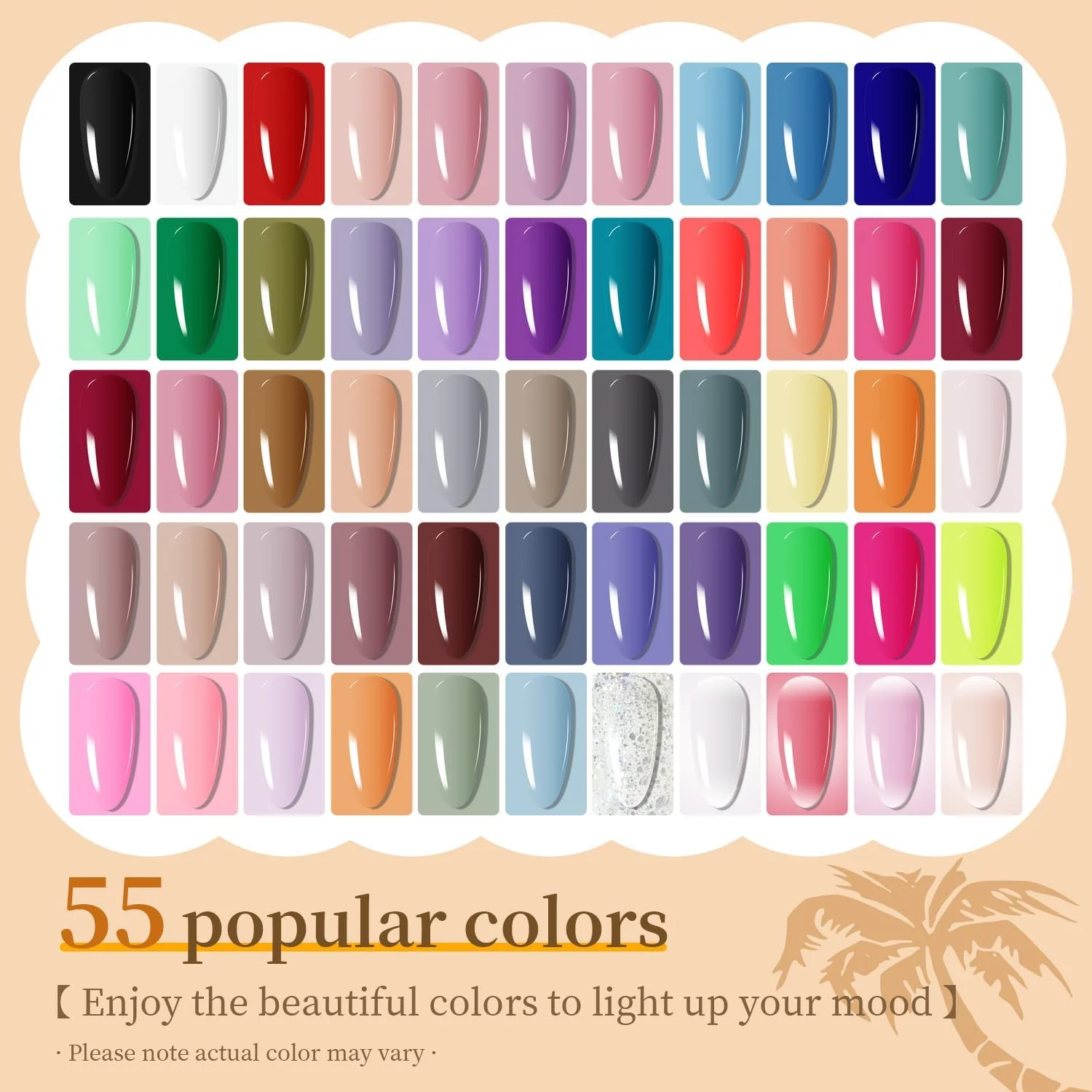 کیت لاک ژل جادسون 60 عددی با 5 بطری لاک پایه و روکش براق و مات، ست لاک ژل مناسب برای تمام فصول، هدیه لاک ژل کیت لاک ژل جادسون 60 عددی با 5 بطری لاک پایه و روکش براق و مات، ست لاک ژل مناسب برای تمام فصول، هدیه لاک ژل