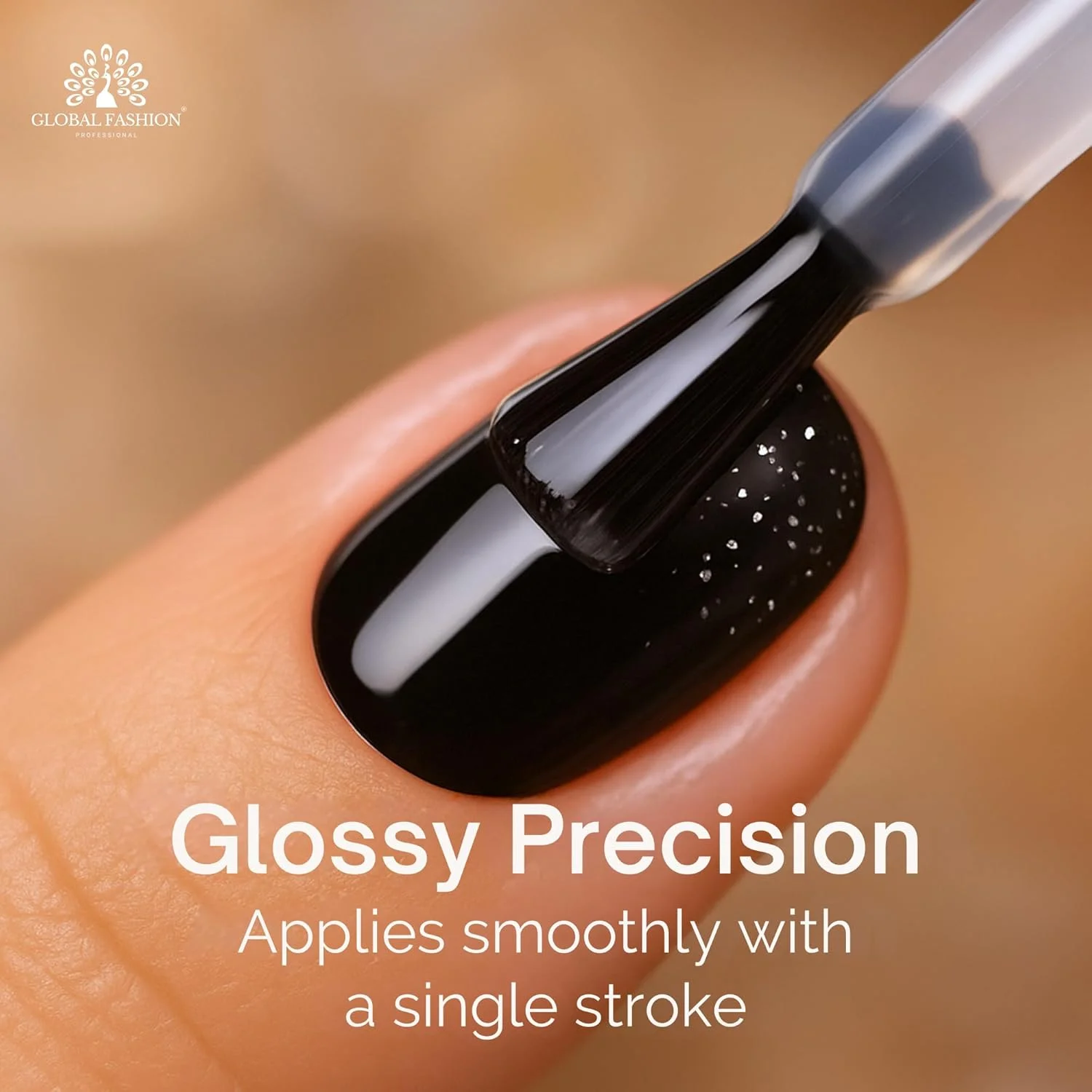 تاپ کت یونیورسال گلوبال فشن - بدون چسبندگی، ماندگاری طولانی، خشک شدن سریع، پوشش براق، لاک ناخن حلال، مراقبت برتر ناخن، تاپ کت شفاف (تاپ دایموند، 15 میلی لیتر)