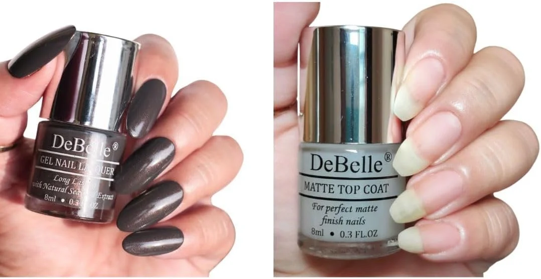 ست هدیه لاک ژل دِبِل، شامل 2 رنگ مسی متالیک (خاکستری تیره) و پوشش مات (تاپ کت) - 16 میلی لیتر (8 میلی لیتر هر کدام) ست هدیه لاک ژل دِبِل، شامل 2 رنگ مسی متالیک (خاکستری تیره) و پوشش مات (تاپ کت) - 16 میلی لیتر (8 میلی لیتر هر کدام)