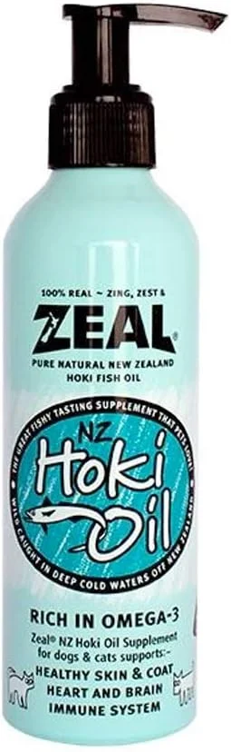 مکمل روغن ماهی هوکی طبیعی زیل برای گربه ها و سگ ها (225 میلی لیتر)