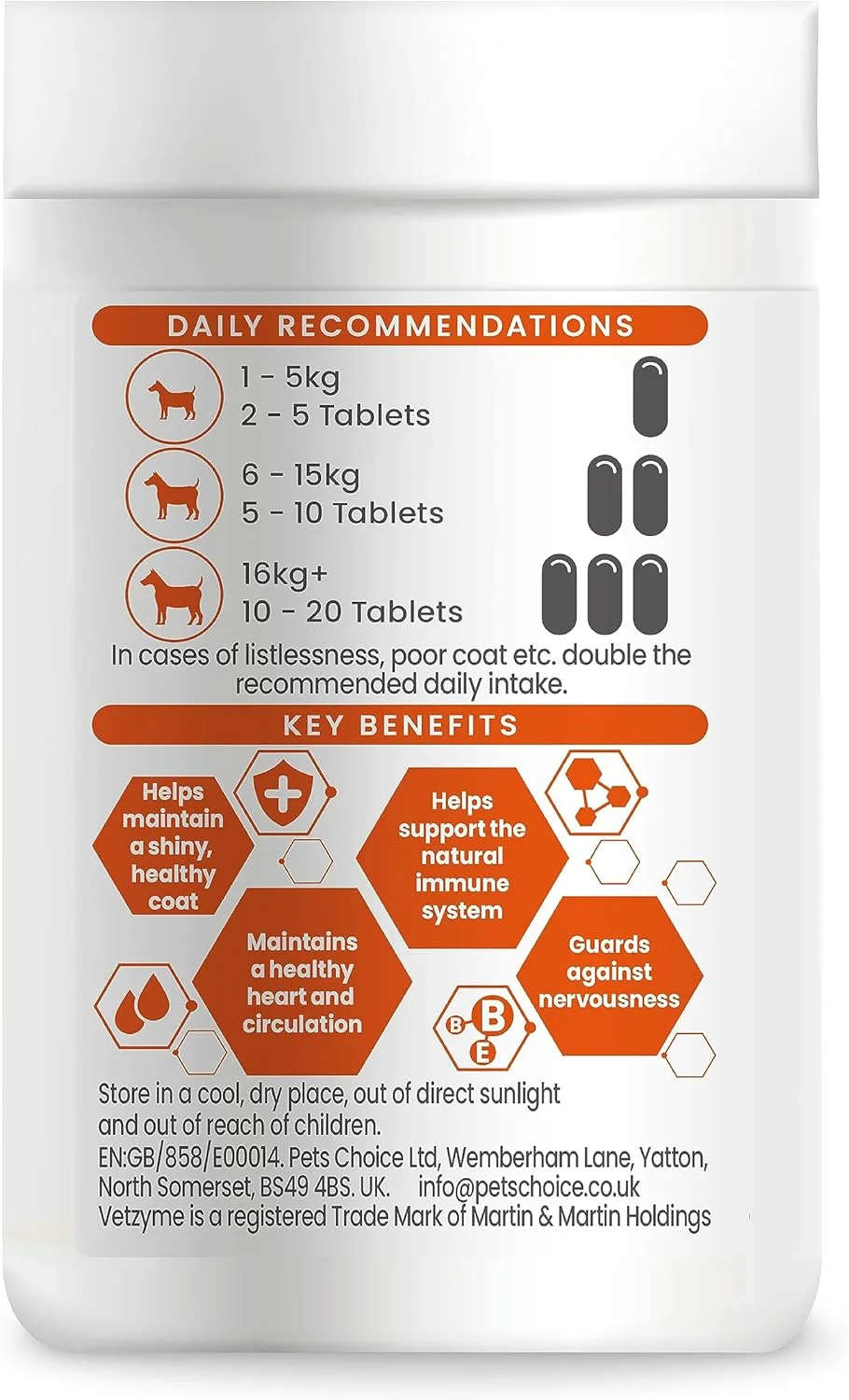 قرص سیر وتزایم، 240 عدد