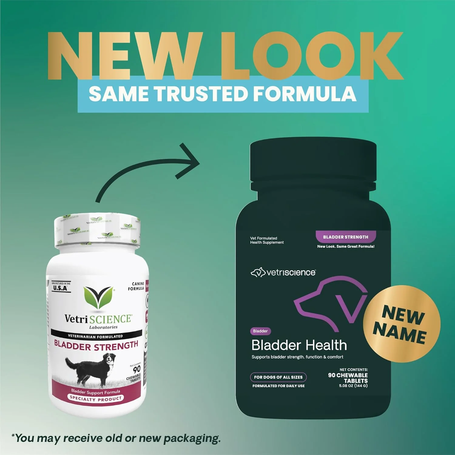 قرص تقویت مثانه سگ VetriScience Laboratories، 90 قرص جویدنی