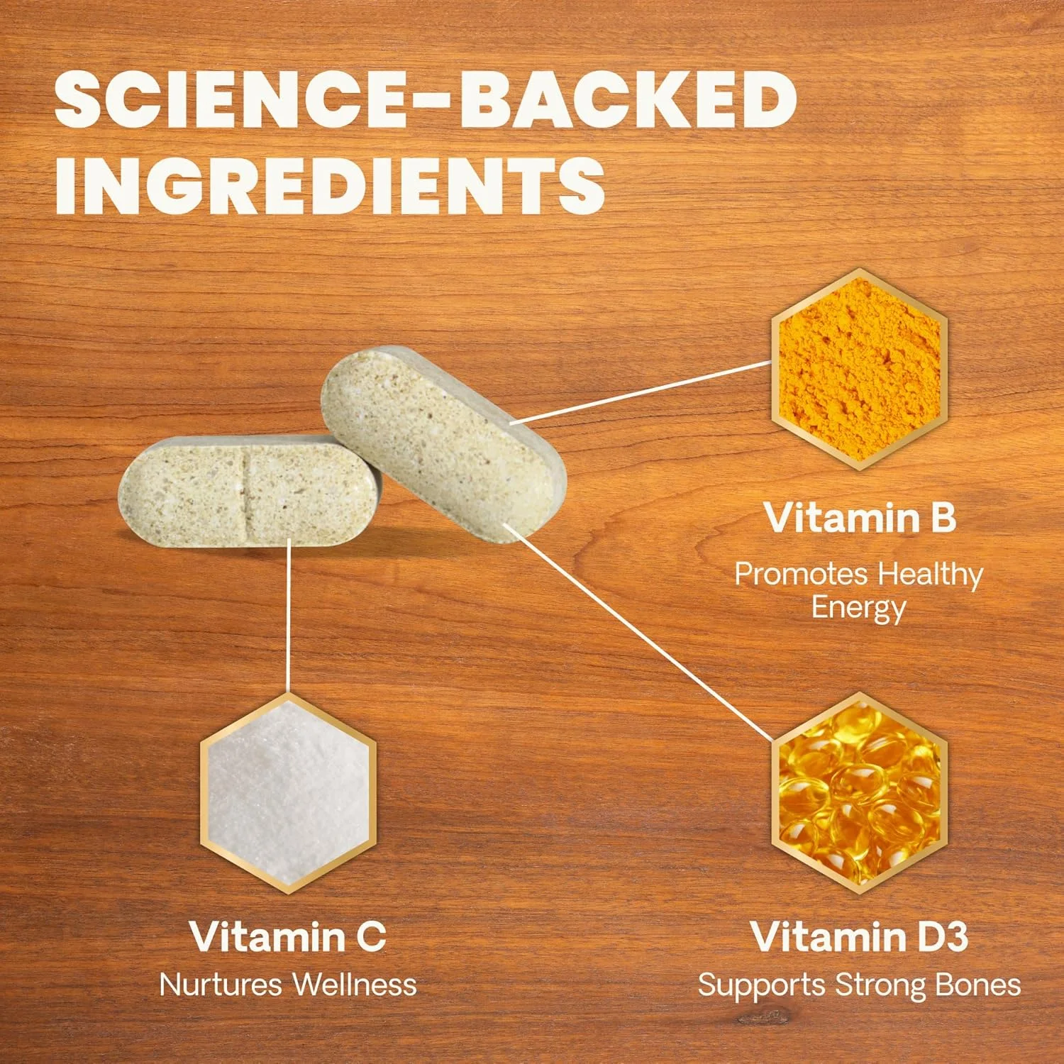 مولتی ویتامین سگ VETRISCIENCE Canine Plus - مکمل ویتامین توصیه شده توسط دامپزشکان - پشتیبانی از خلق و خو، پوست، پوشش، عملکرد کبد، 90 قرص