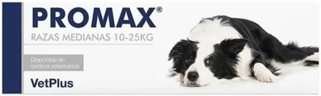 مکمل گوارشی سگ و گربه نژاد متوسط VetPlus Promax - فرمول سه گانه 18 میلی لیتر