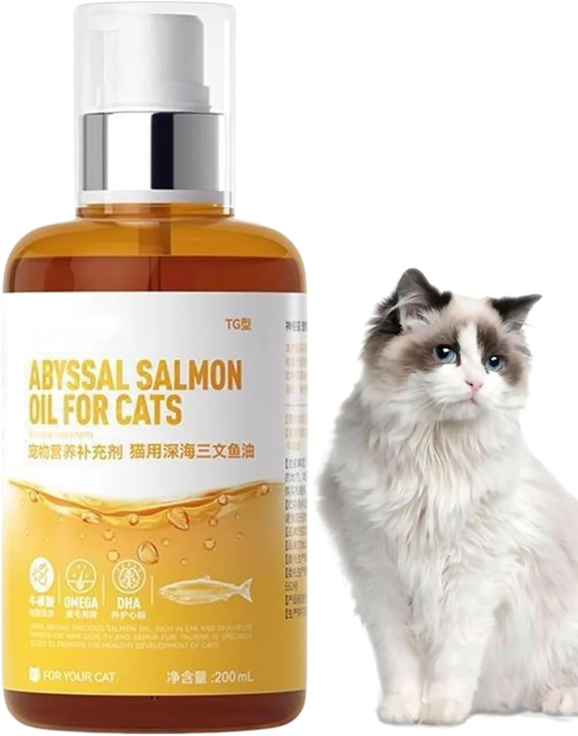 روغن ماهی برای سگ ها | مکمل روغن ماهی مایع 200 میلی لیتری | لوازم حیوانات خانگی خالص با قدرت بالا، مکمل های سگ با اثر سریع و قدرت فوق العاده برای حمایت از تحرک مفاصل و شرایط پوستی