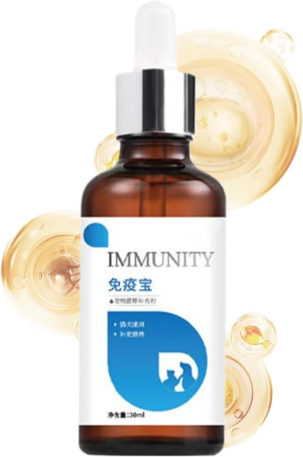 مکمل های سگ، قطره های سلامت روده بچه گربه 30 میلی لیتری | مکمل های پشتیبانی گوارشی برای توله سگ، بچه گربه، گربه، دوستداران حیوانات، روال روزانه، خانه، بازدیدکنندگان کلینیک، بیمارستان دامپزشکی، پرورش دهندگان